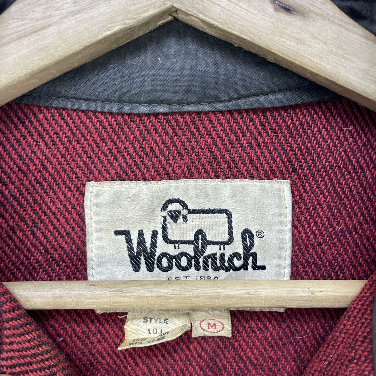 Flannel 💥Vintage Woolrich Distressed Flannel Jacket Size US M / EU 48-50 / 2 - 7 Thumbnail