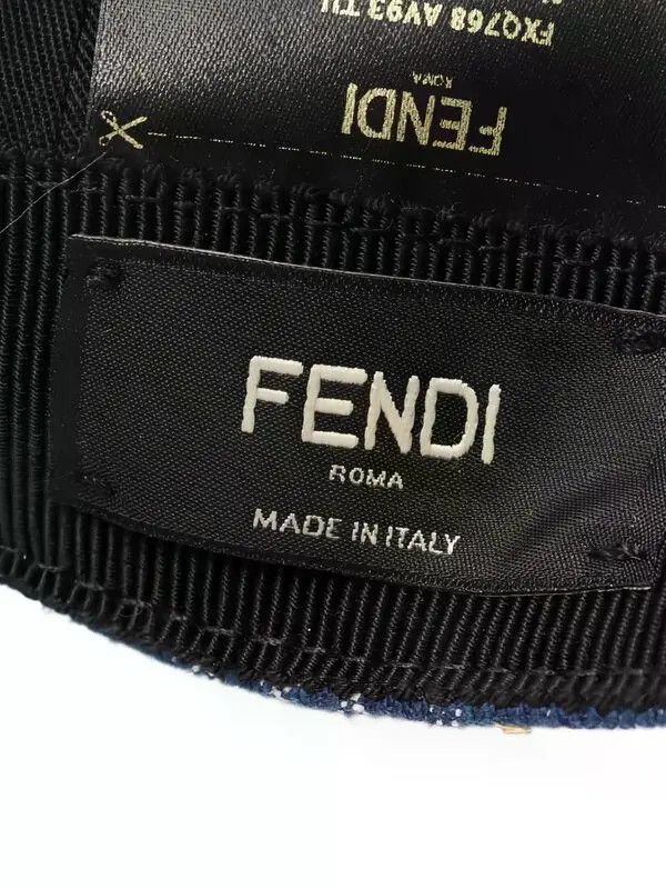 Fendi o1s1wg110426 Size:OS/Hat in Blue Size ONE SIZE - 5 Thumbnail