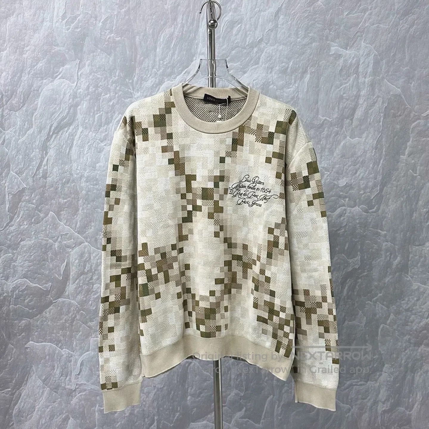 Louis Vuitton louis vuitton ss25 camo mosaic sweatshirt. Size US XXL / EU 58 / 5 - 1 Thumbnail