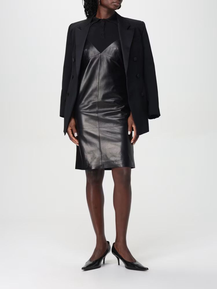 Saint Laurent Paris o1y0126 Mini Dress in Black Size M / US 6-8 / IT 42-44 - 2 Thumbnail