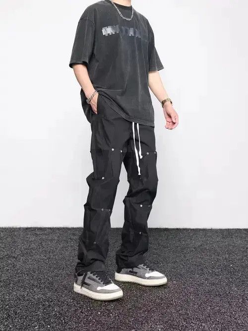 High Sport hiphop pleated pants Size US 30 / EU 46 - 3 Thumbnail