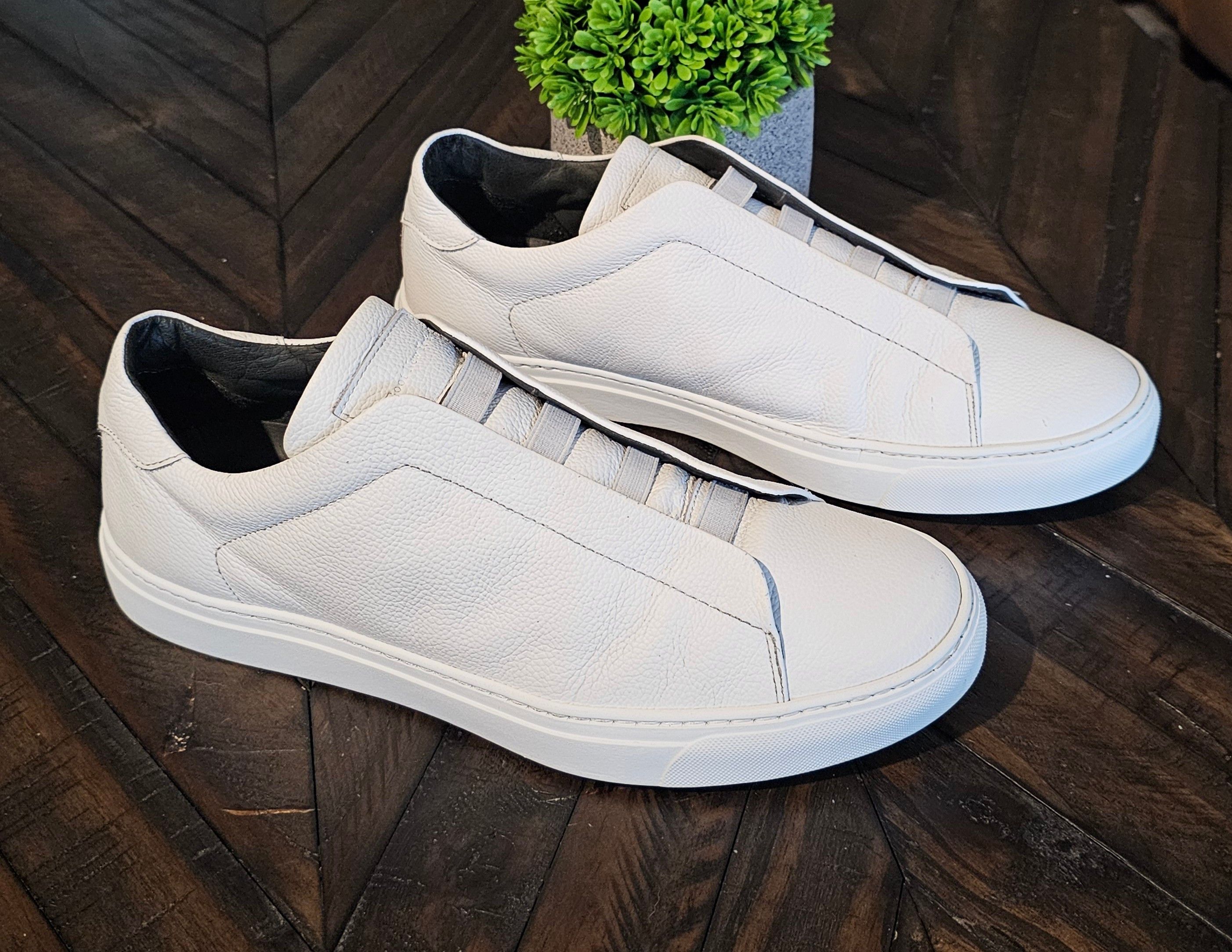 To Boot New York To Boot NY Bolla White Leather Sneakers Men's 11 EUC Size US 11 / EU 44 - 3 Thumbnail