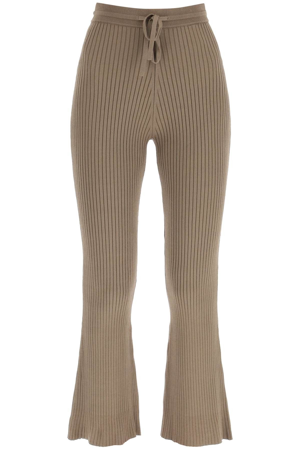 image of Nanushka 'lykke' Rib Knit Pants in Khaki, Women's (Size 26)