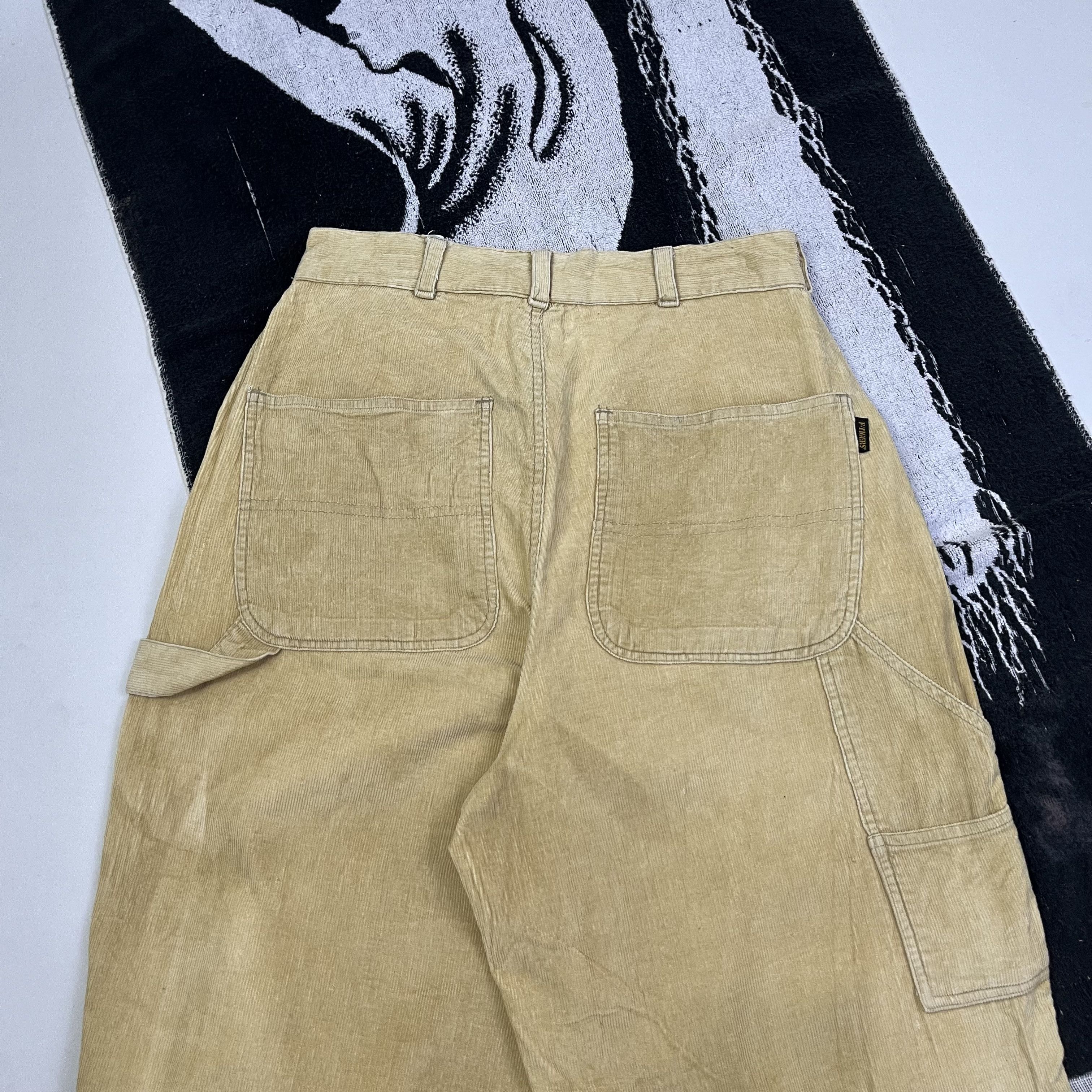 Hysteric Glamour × Vintage Faded Carpenter corduroy pants vintage style 70s 80s Size US 27 - 4 Thumbnail
