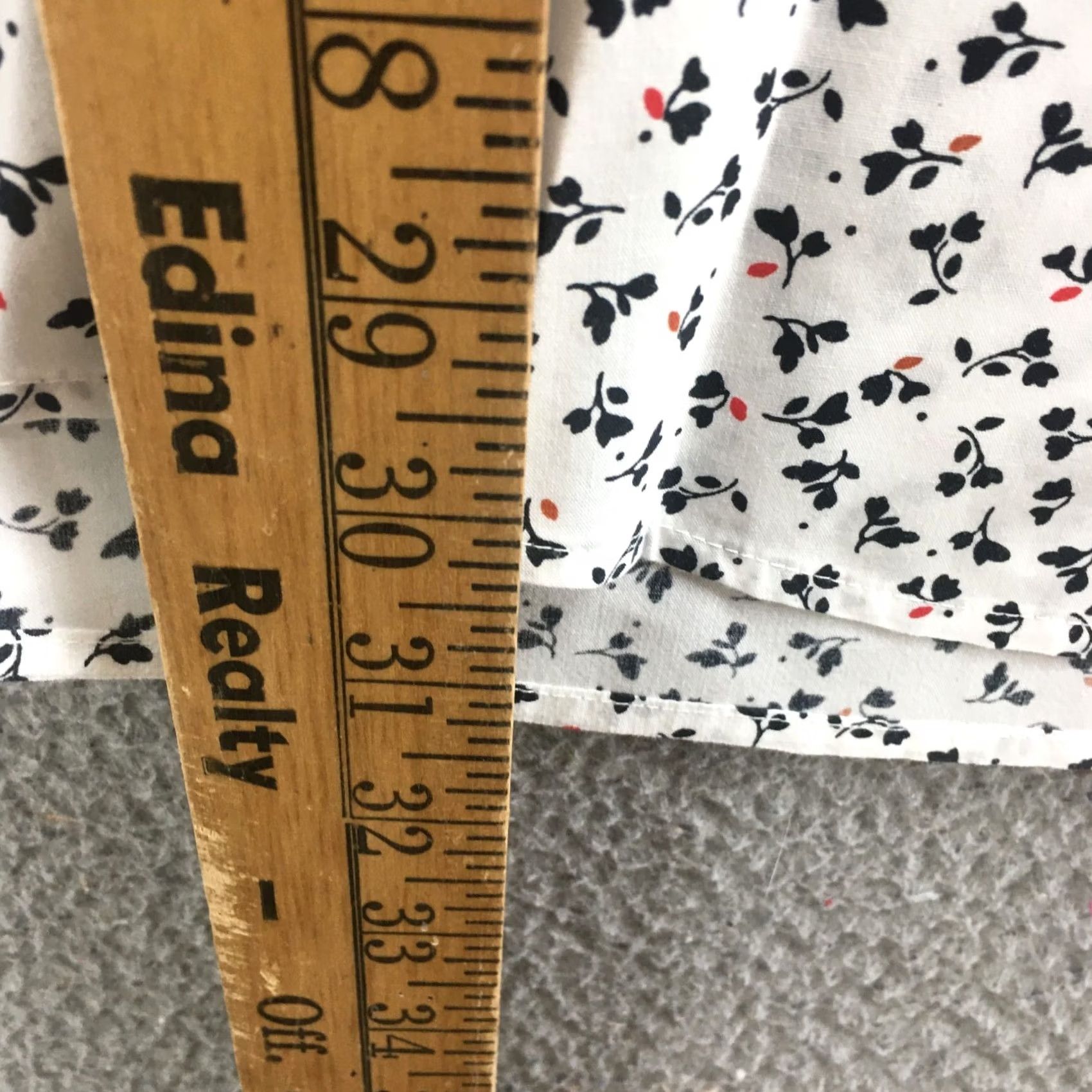 H&M H&M Shirt Mens XL White Floral Long Sleeve Button Up Slim Fit Size US XL / EU 56 / 4 - 6 Thumbnail