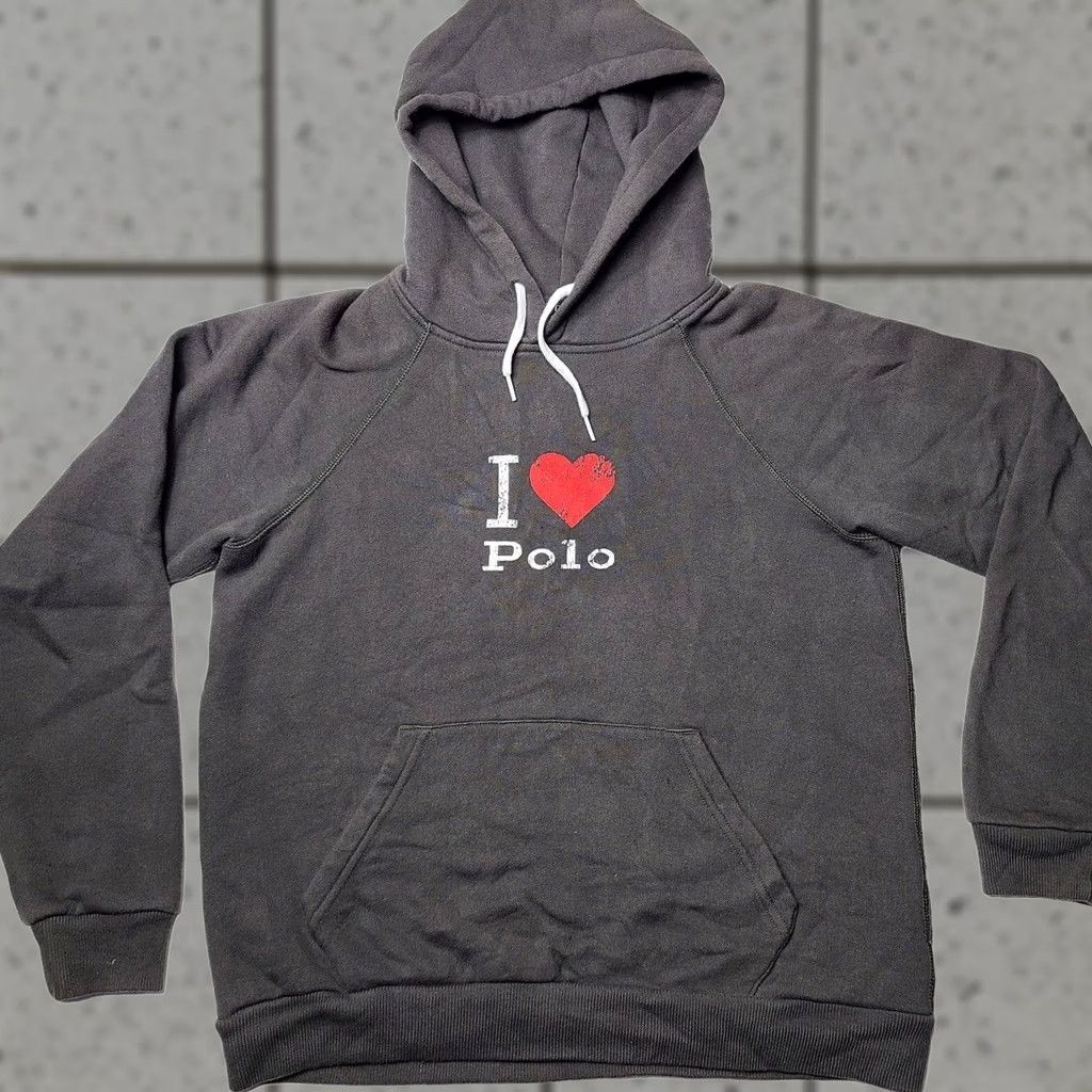 Polo Ralph Lauren Polo Ralph Lauren Sweatshirt Women's Small Dark Gray Hoodie Pullover Sweater Size S / US 4 / IT 40 - 1 Thumbnail