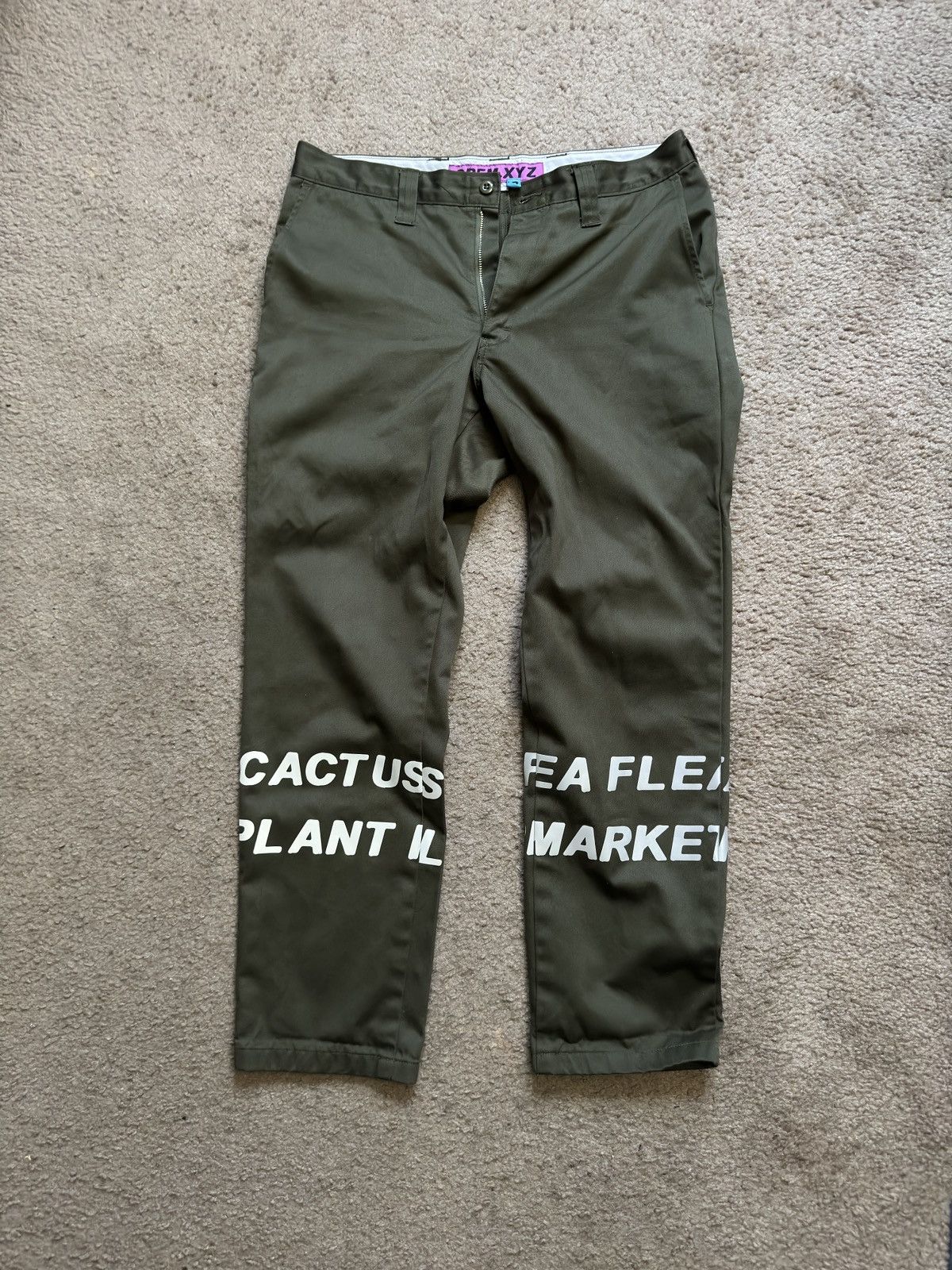 Cactus Plant Flea Market CPFM HI-Vis Pants Green | Grailed