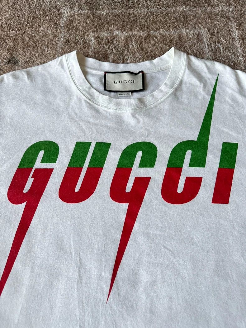 Gucci Gucci White blade short sleeves 2503-Nextarrow Size US S / EU 44-46 / 1 - 2 Thumbnail