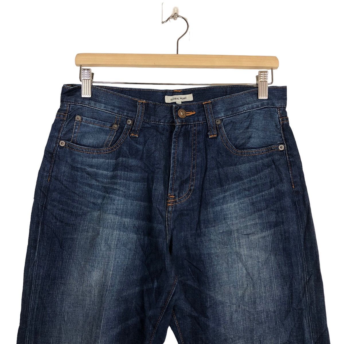 Issey Miyake 🔥GLOBAL WORK BY ISSEY MIYAKE JEANS DENIM SKINNY FIT Size US 28 / EU 44 - 3 Thumbnail