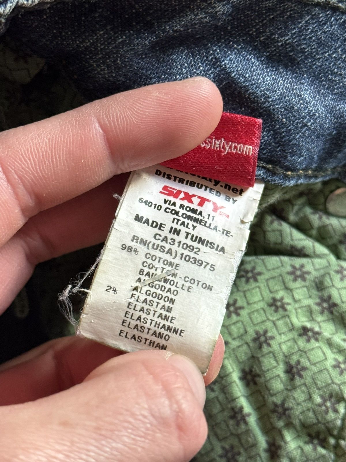 Miss Sixty Miss Sixty Eden 29size avantgarde jeans pants trousers y2k Size 29" - 13 Thumbnail