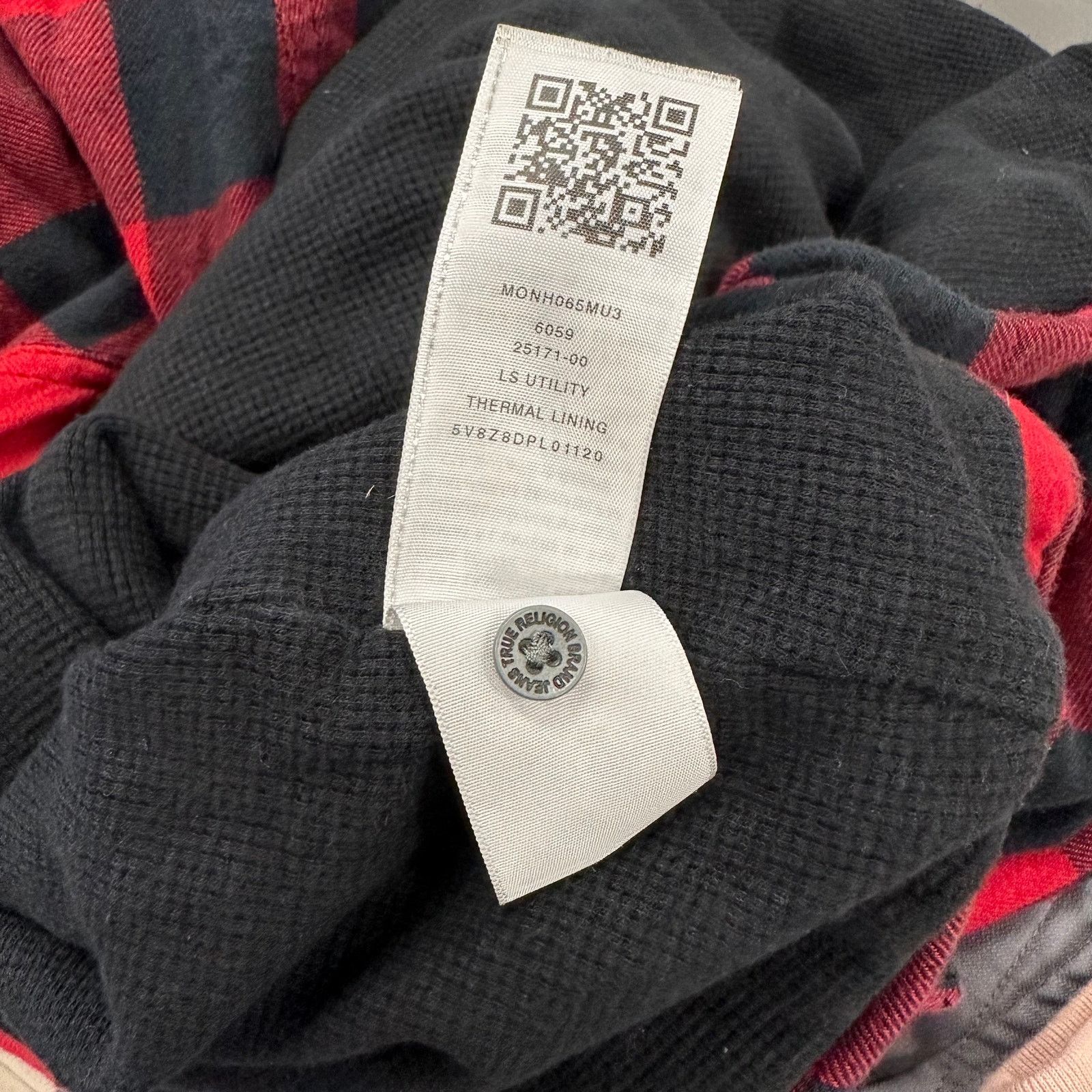 True Religion True Religion Plaid Flannel Thermal Button Up Shirt size 3XL Size US XXL / EU 58 / 5 - 6 Thumbnail