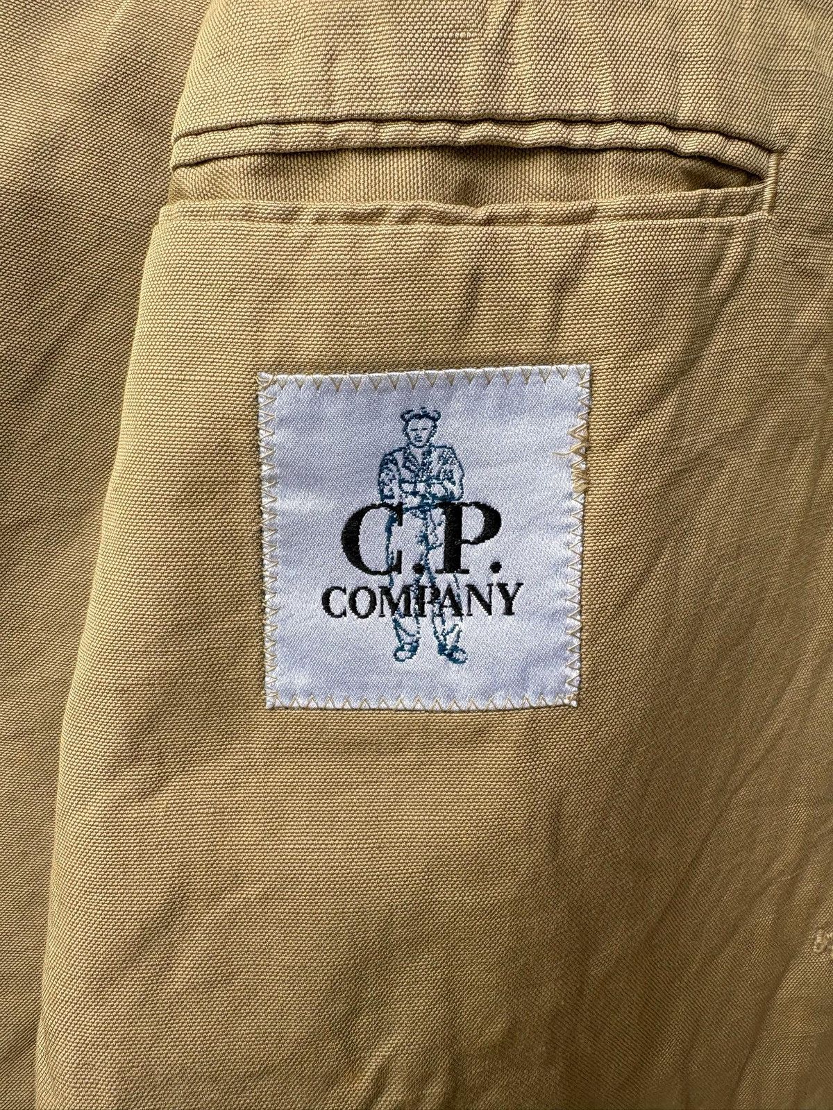 C.P. Company Vintage 90s C.P. Company Cotton Canvas Workwear Parka Blazer Size US L / EU 52-54 / 3 - 10 Thumbnail