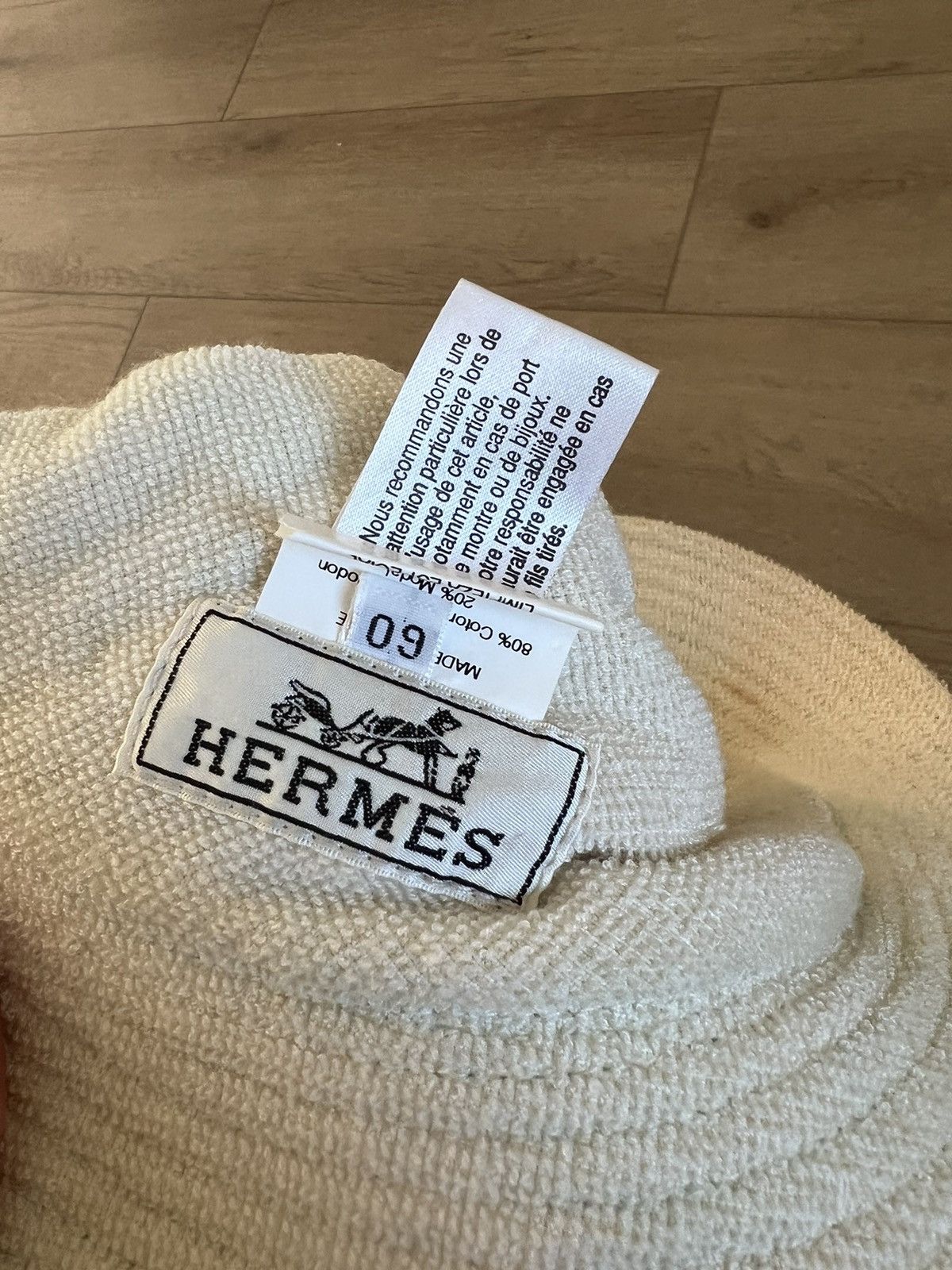 Hermes Terrycloth bucket hat Size ONE SIZE - 4 Thumbnail