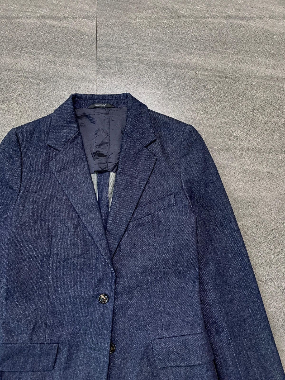 Maison Margiela FREE TAX! Line 4 Indigo Denim Blazer Jacket Size US S / EU 44-46 / 1 - 2 Thumbnail