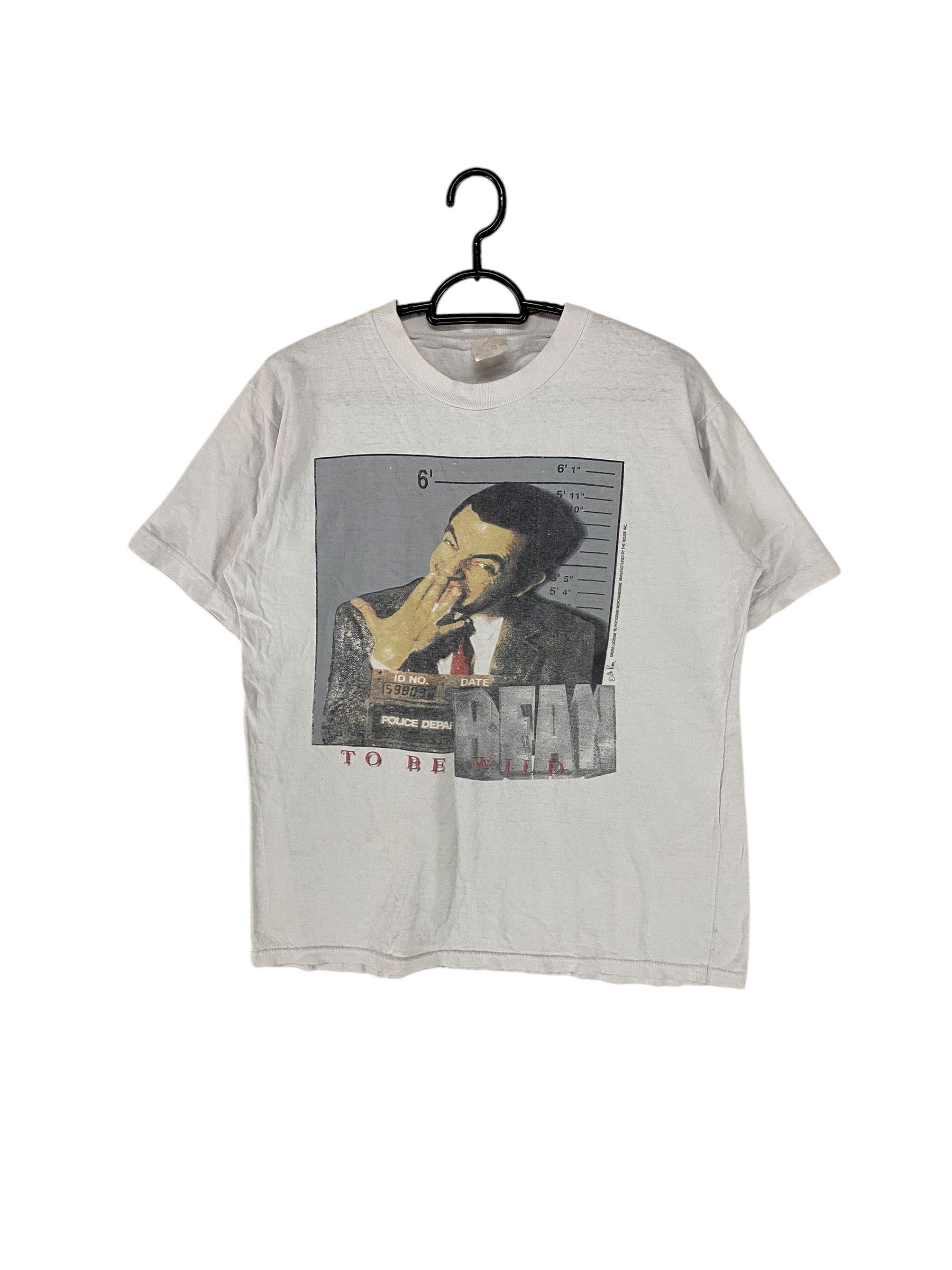 Vintage 90s Mr. Bean bean to be wild tshirt Size US M / EU 48-50 / 2 - 1 Thumbnail