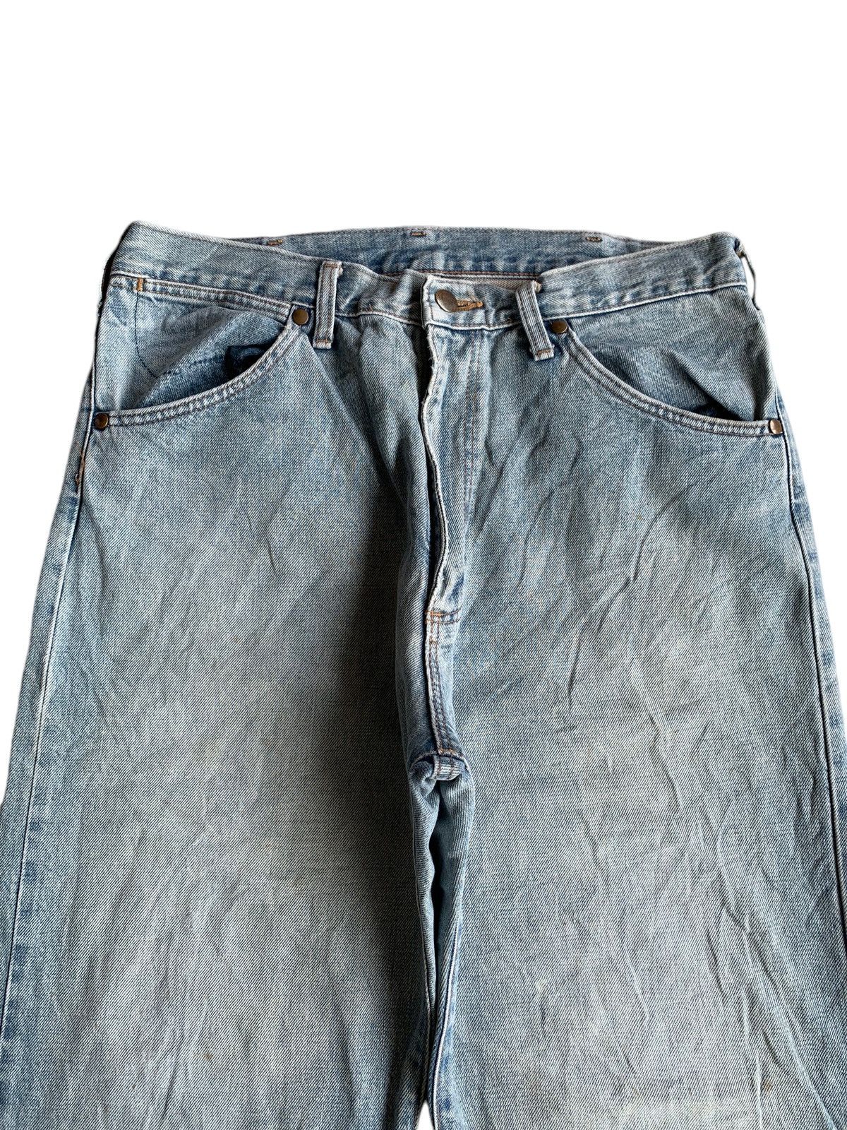 Wrangler VINTAGE WRANGLER SELVEDGE BAGGY DISTRESSED DENIM Size US 33 - 11 Thumbnail