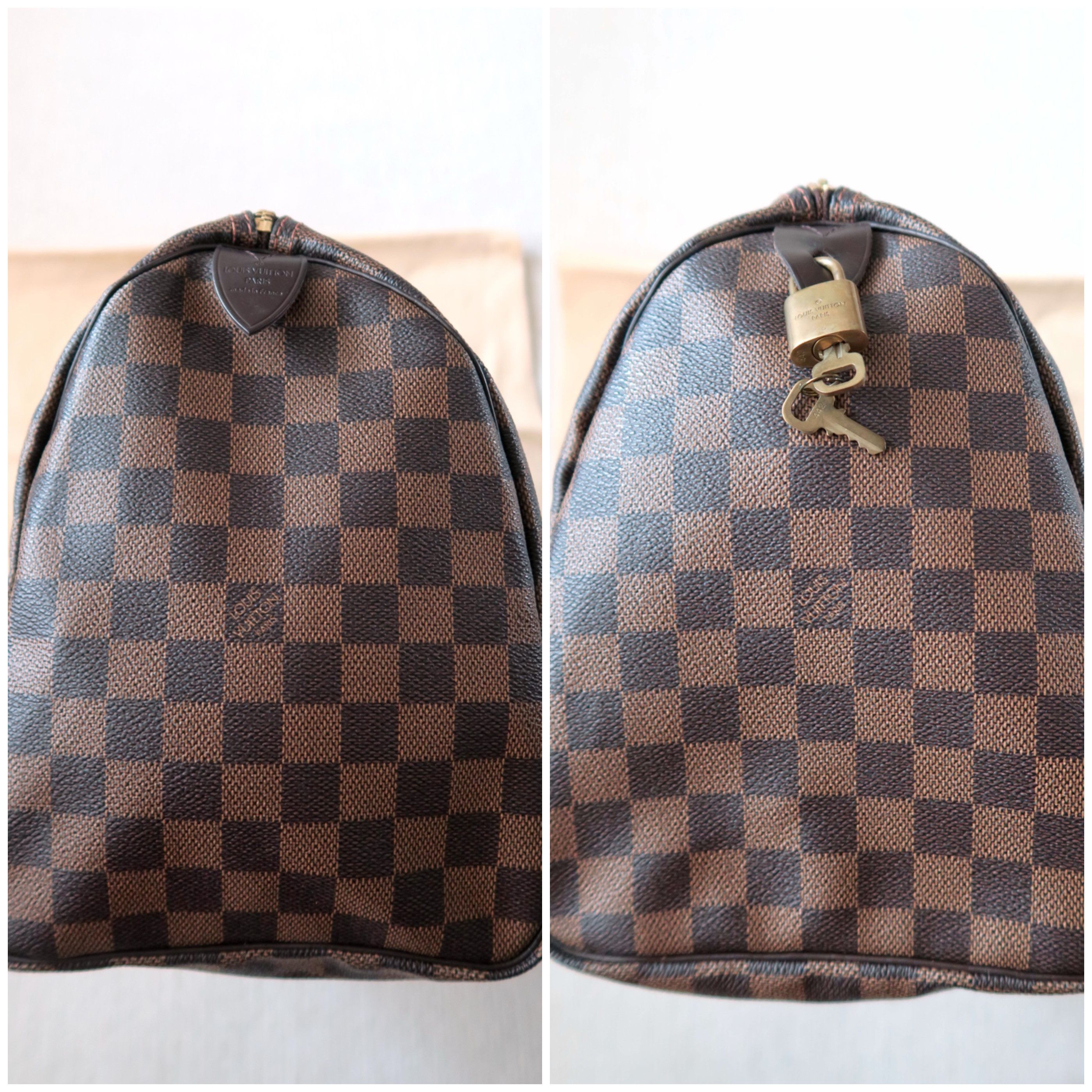 Louis Vuitton Louis Vuitton Speedy 35 Damier Ebene Handbag Size ONE SIZE - 12 Thumbnail