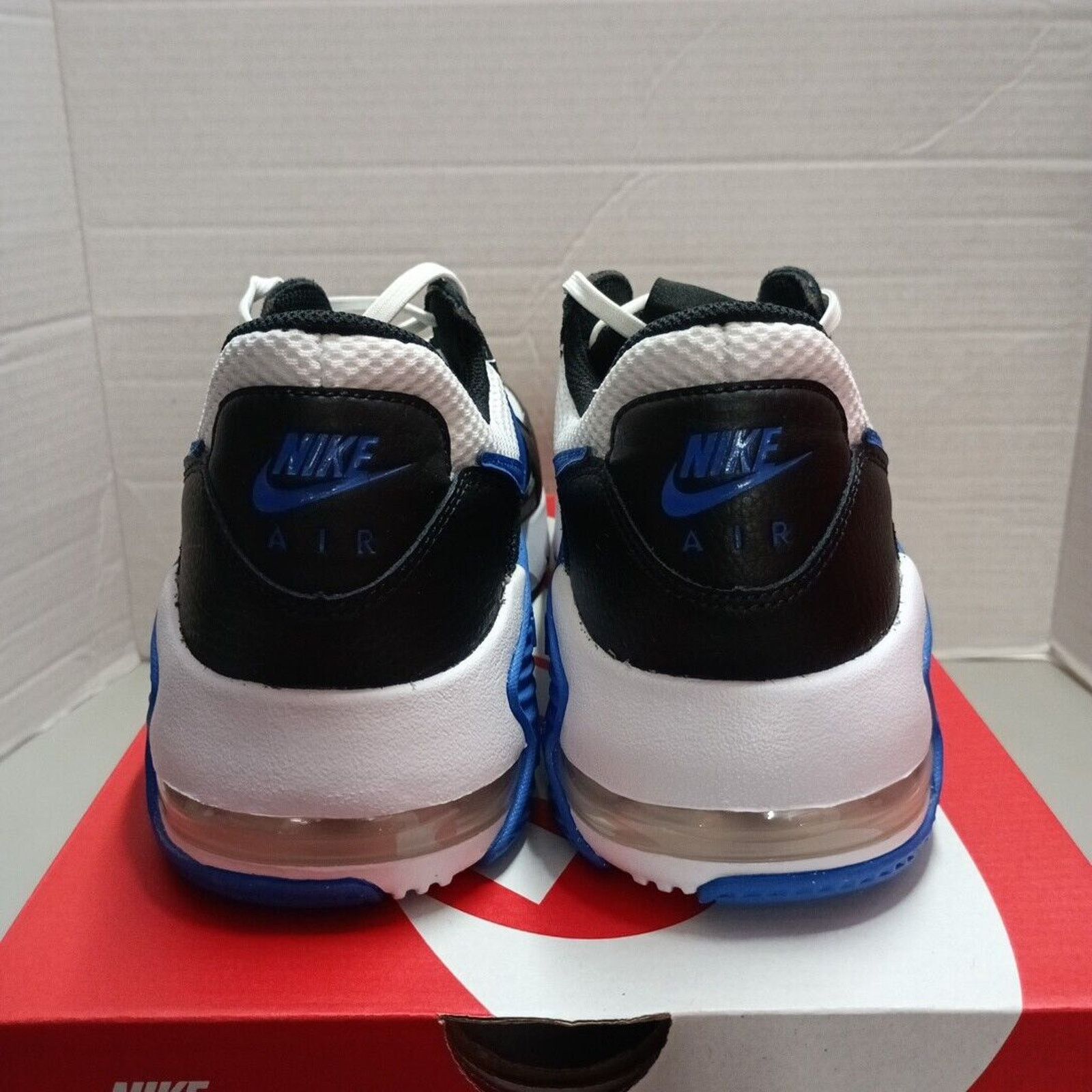 Nike Men's 10.5 Air Max Excee Black Game Royal White Shoes