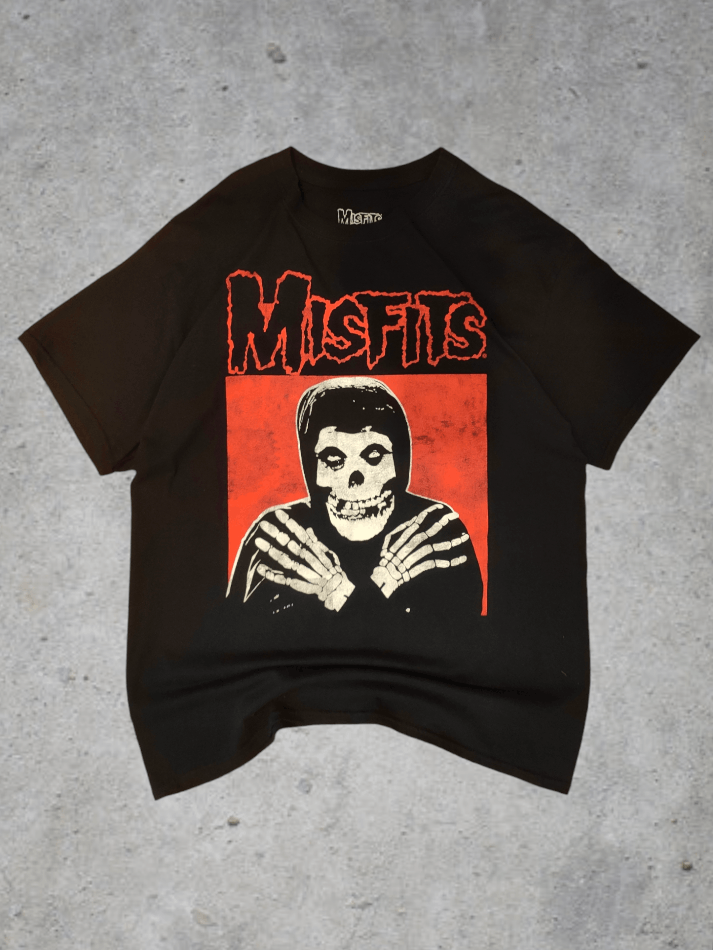 Japanese Brand × Misfits × Vintage t-shirt tee black misfits rock metal band merch licensed L Size US L / EU 52-54 / 3 - 1 Thumbnail