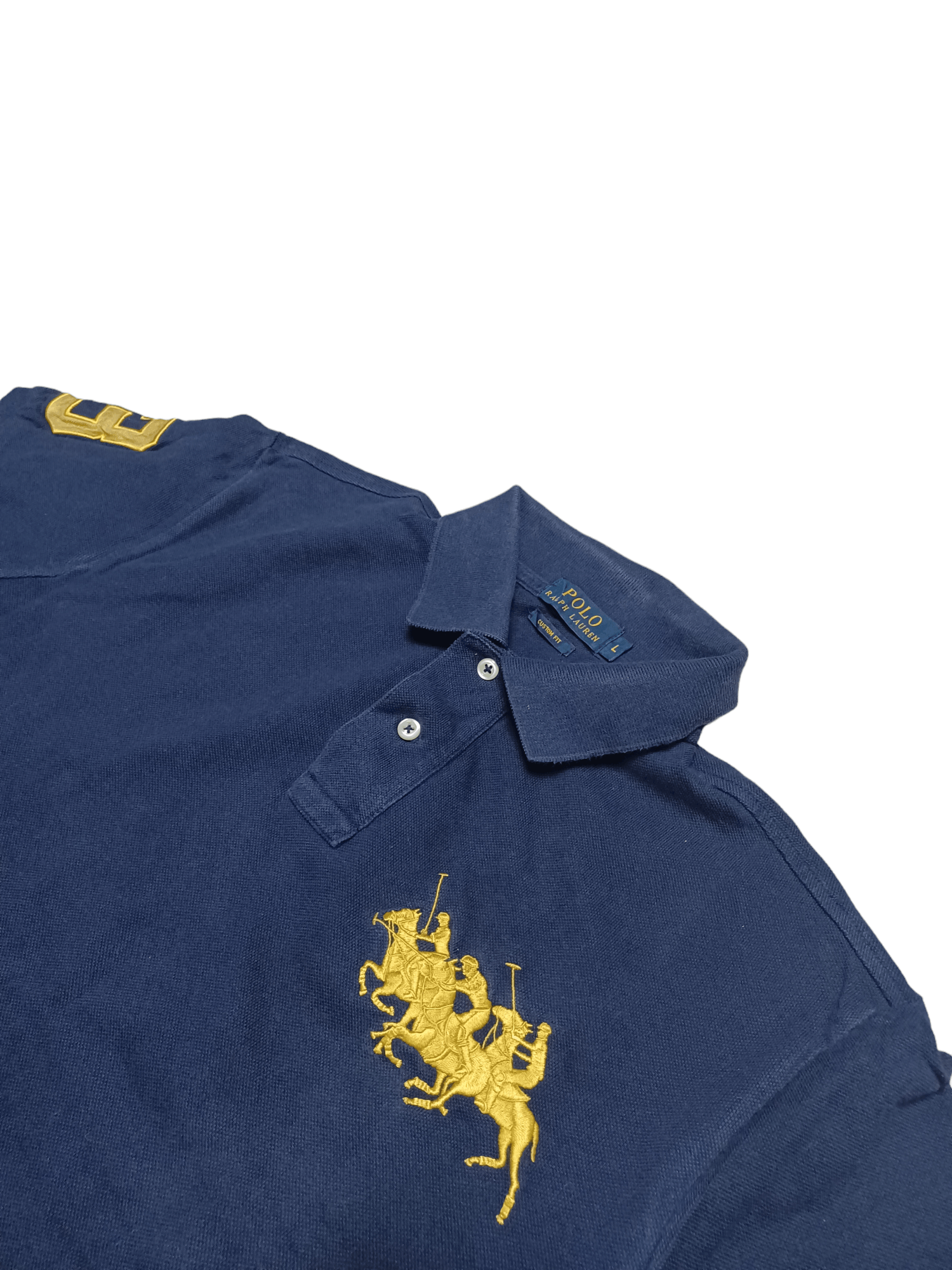 Polo Ralph Lauren POLO RALPH LAUREN VINTAGE EMBROIDERED LOGOS POLO SHIRT Size US L / EU 52-54 / 3 - 2 Thumbnail