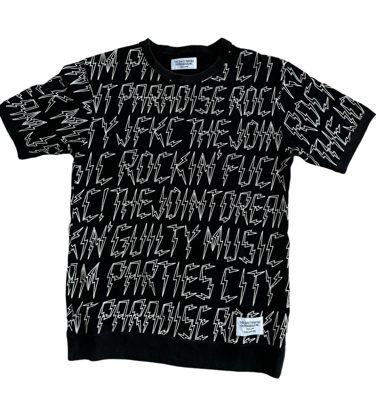 Wacko Maria ⚡️⚡️Wako Maria Guilty Parties FUCK THIS LIFE Short Sleeve Size US M / EU 48-50 / 2 - 8 Thumbnail
