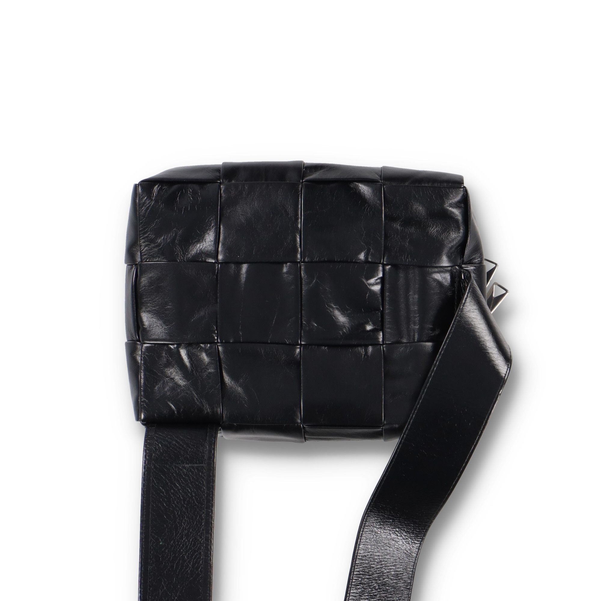 Bottega Veneta Black Intrecciato Leather Mini Cassette Sling Bag Size ONE SIZE - 5 Thumbnail