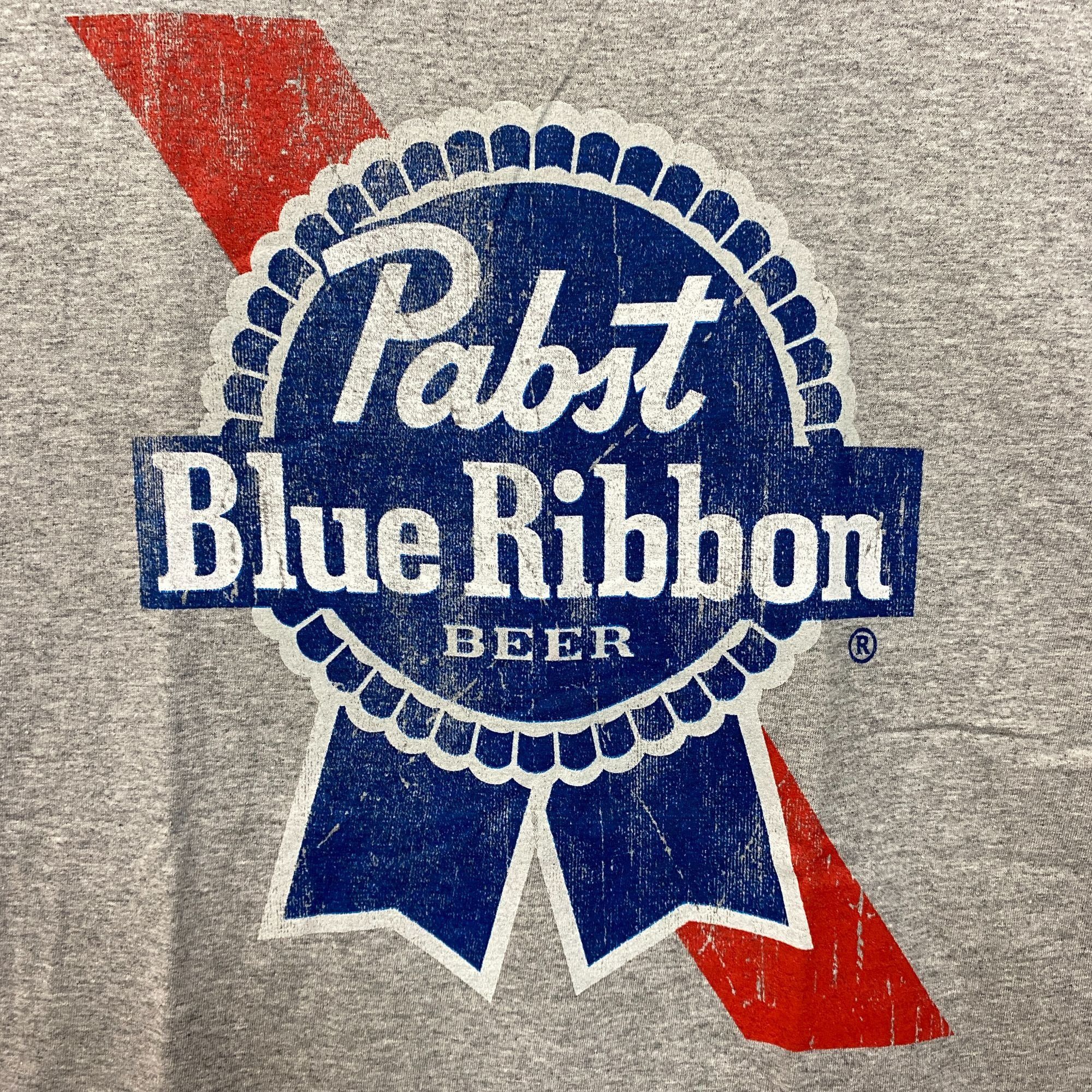 Pabst Blue Ribbon Pabst Blue Ribbon Promo Gray T-Shirt Medium Size US M / EU 48-50 / 2 - 2 Thumbnail