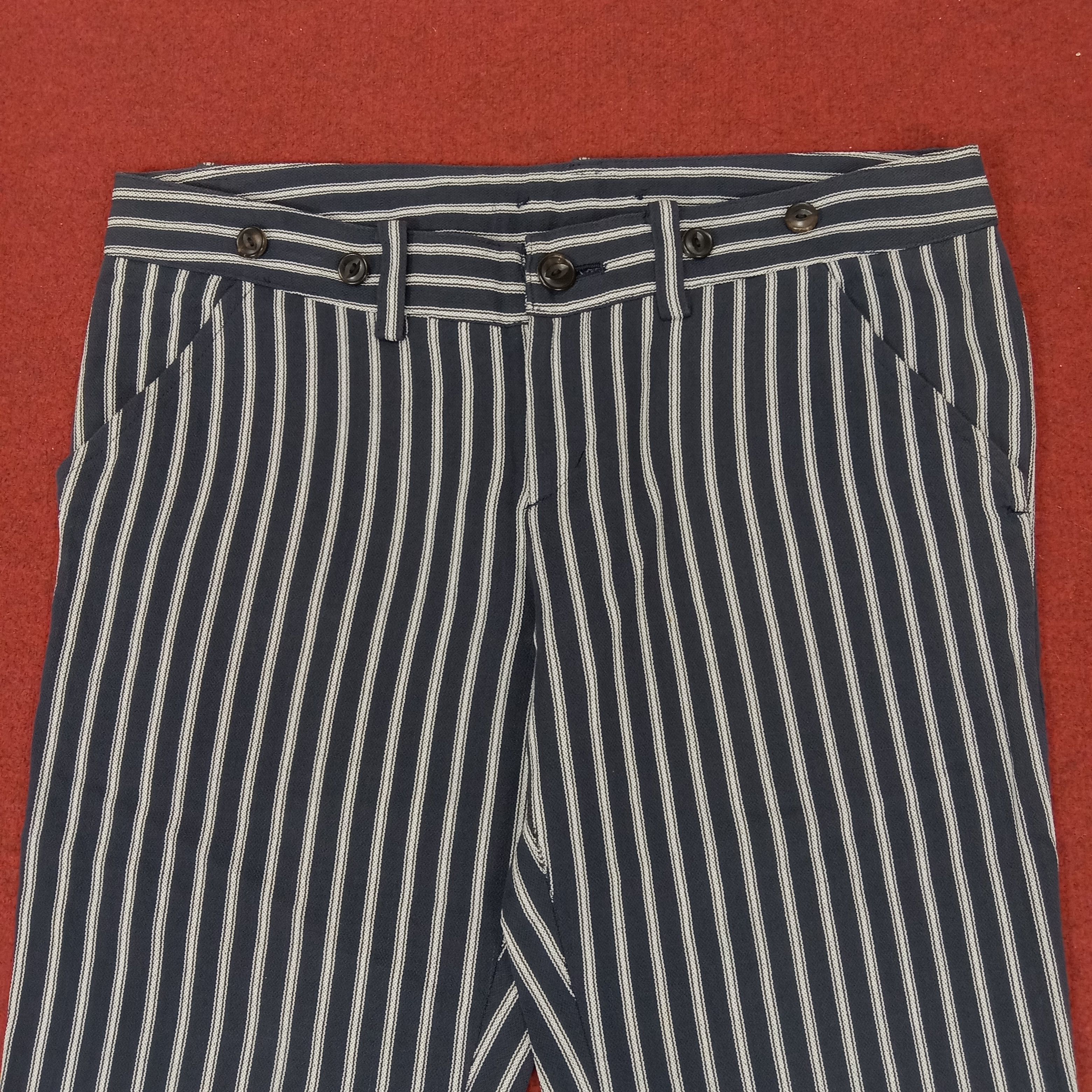 Hysteric Glamour × Japanese Brand × Vintage Hysteric Glamour Japanese Brand Stripes Design Pants Size 32" / US 10 / IT 46 - 2 Thumbnail