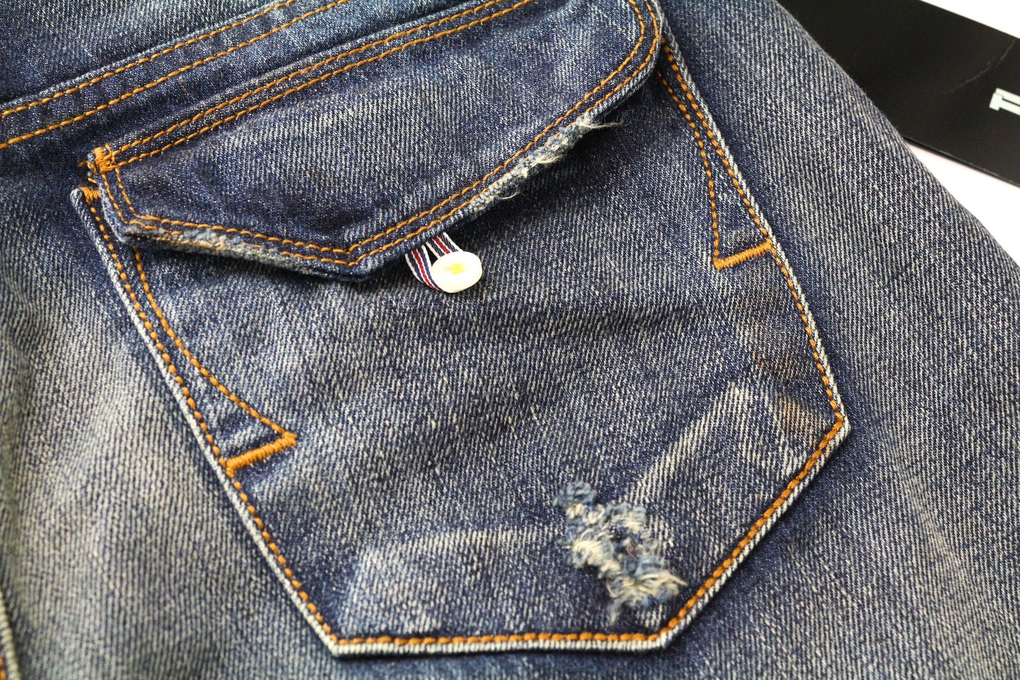 Takeshy Kurosawa TK08 W32 Blue Distressed Skinny Jeans 75259 Size US 32 / EU 48 - 10 Thumbnail