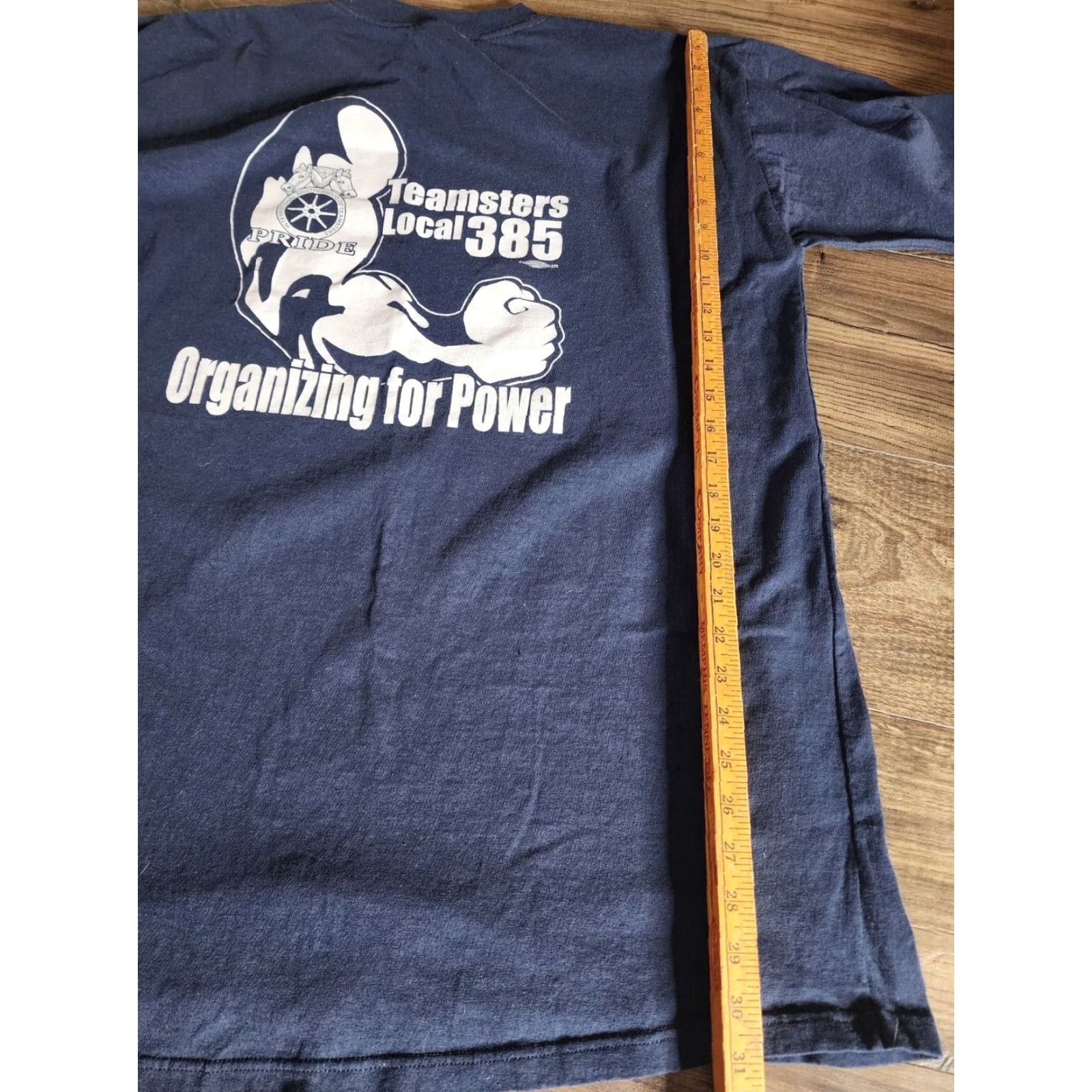 Union LA Union Teamsters LOCAL 385 Always Essential Double Sided Mens 2XL T Shirt Size US XXL / EU 58 / 5 - 3 Thumbnail