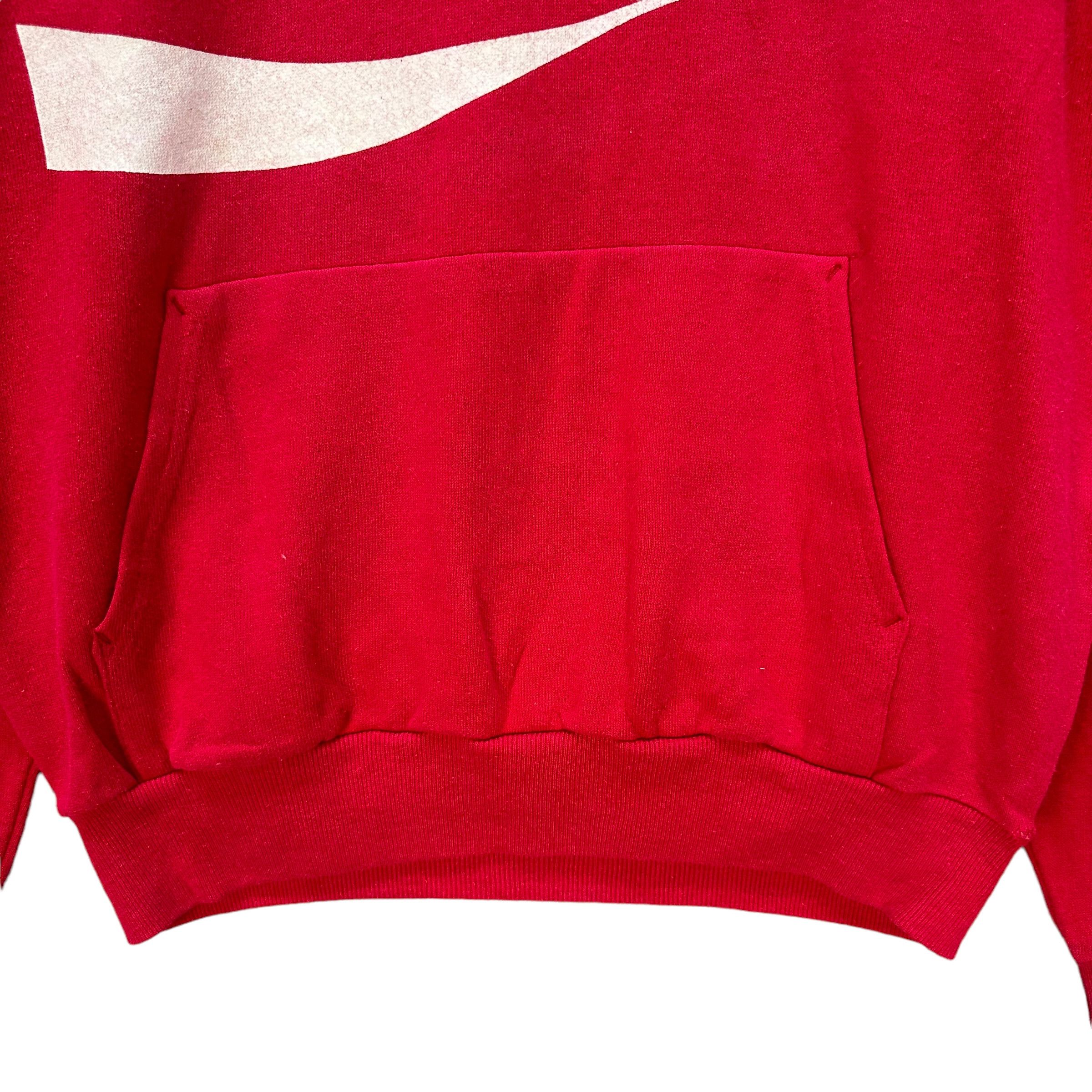 Coca Cola 90's HANES 50/50 COCA COLA BIG LOGO RED HOODIES #8837-030 Size US M / EU 48-50 / 2 - 4 Thumbnail