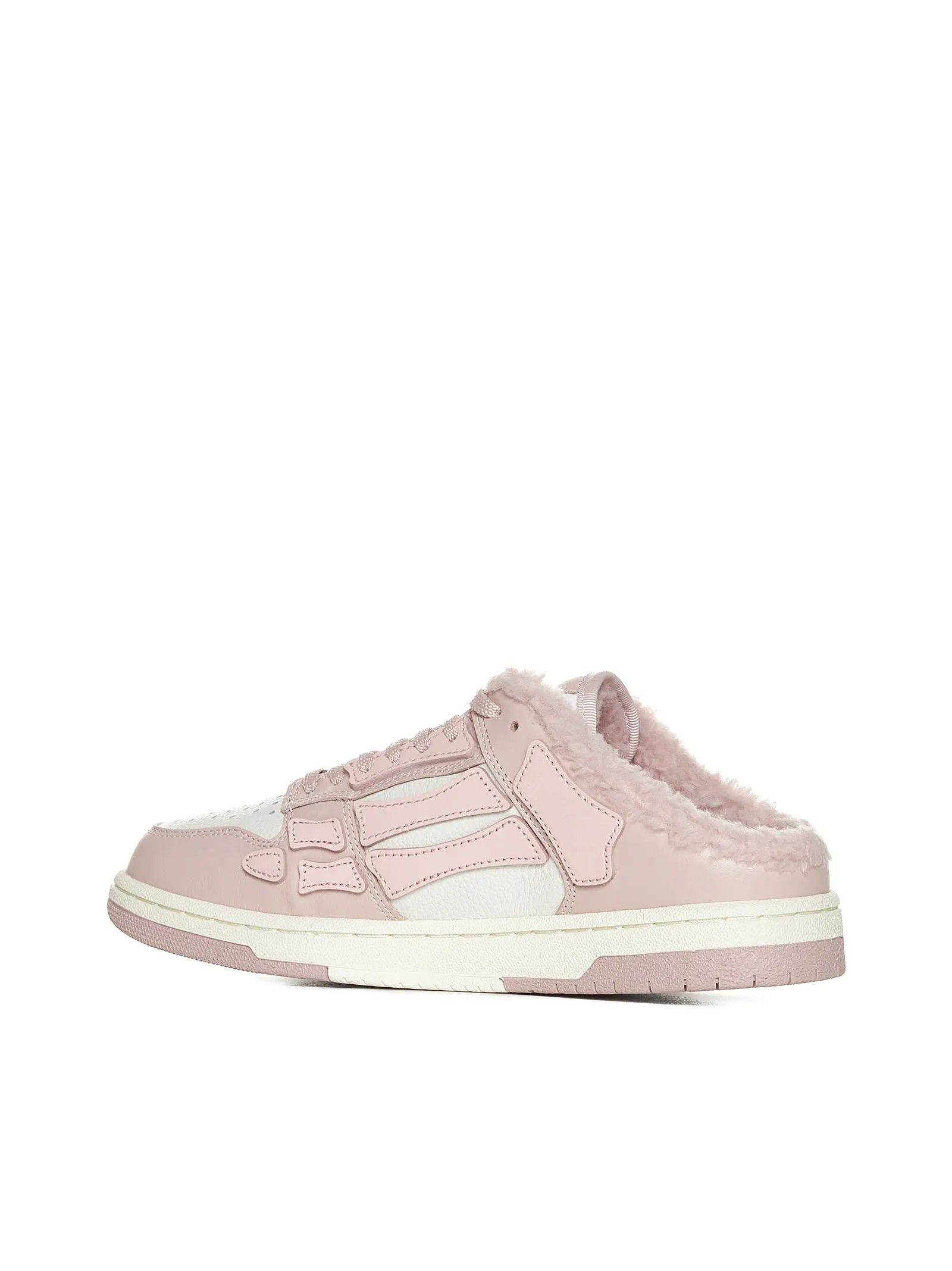 Amiri oc11z0325 Skelton Low Top Slipon in Pink/White Size US 8 / IT 38 - 3 Thumbnail