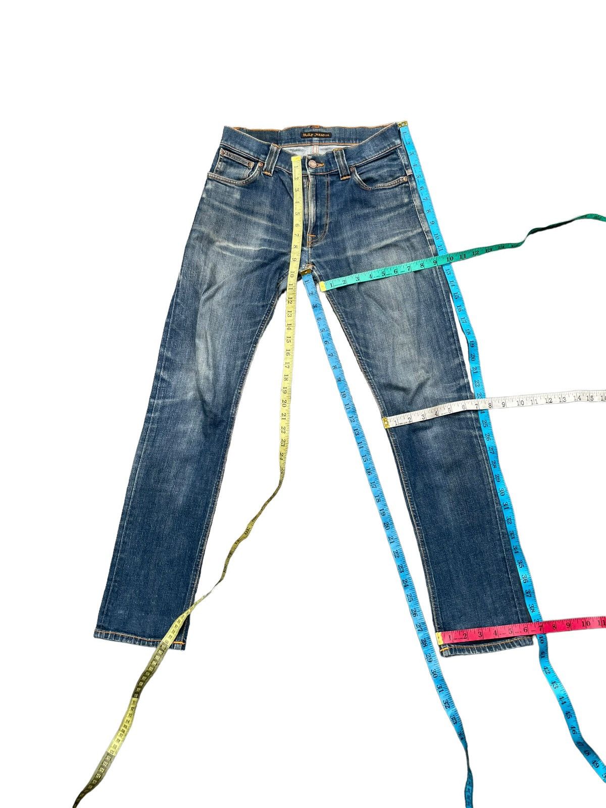 Nudie Jeans Vintage Nudie Faded & Distressed Denim Size US 30 / EU 46 - 23 Thumbnail