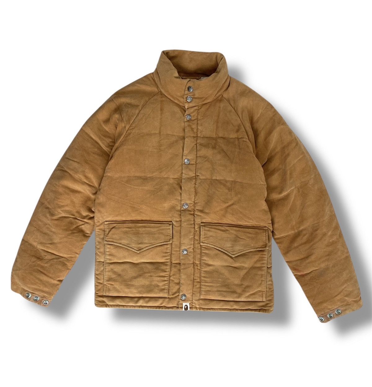 Bape × Japanese Brand A Bathing Ape Bape Classic Brown Down Puffer Jacket Size US M / EU 48-50 / 2 - 1 Thumbnail