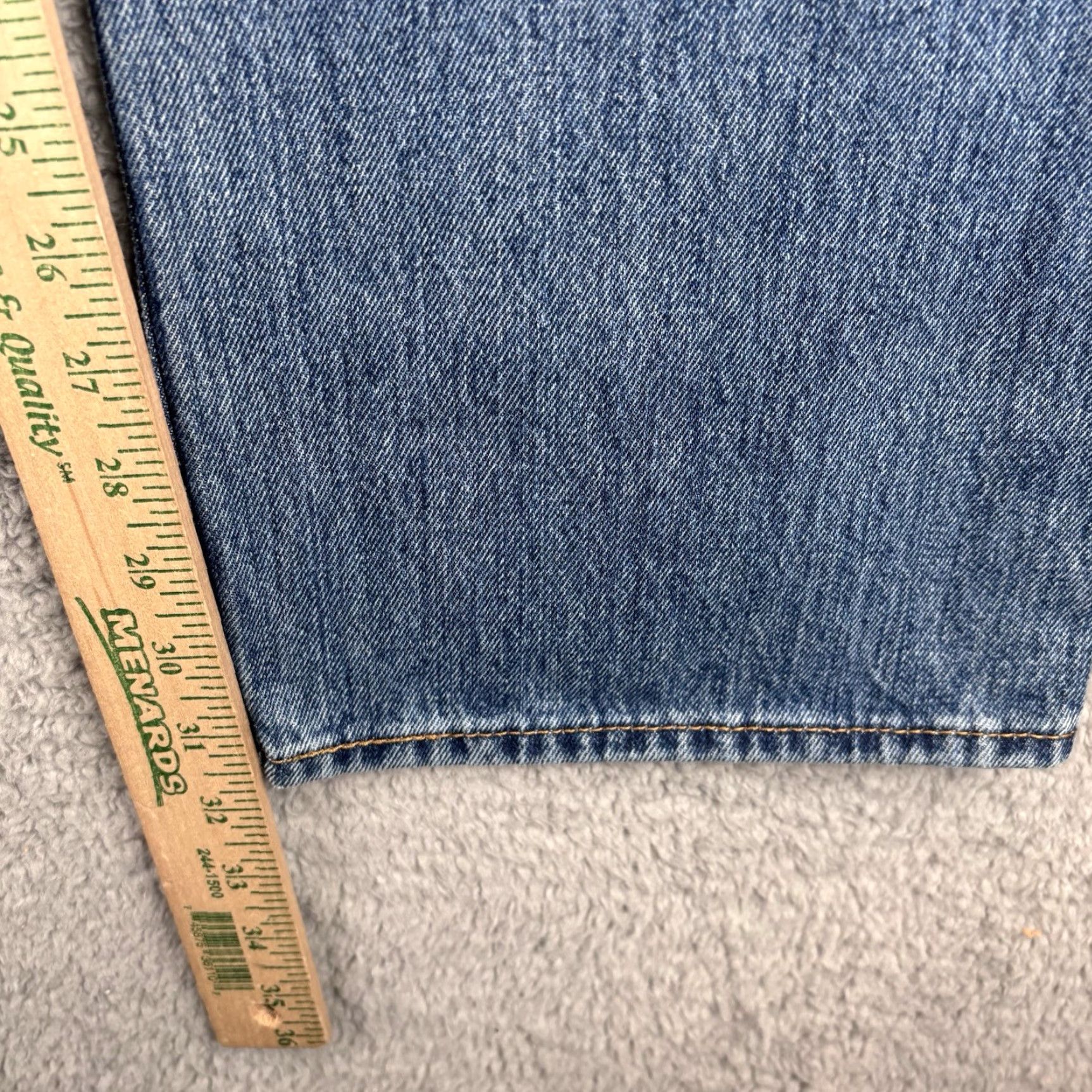 Levi's Levi's 501 Original Fit Jeans Mens 38x32 Straight Button Fly New w/Tags Den﻿im Blue Regular 5-Pocket USA Classic Country Western Size US 38 / EU 54 - 4 Thumbnail
