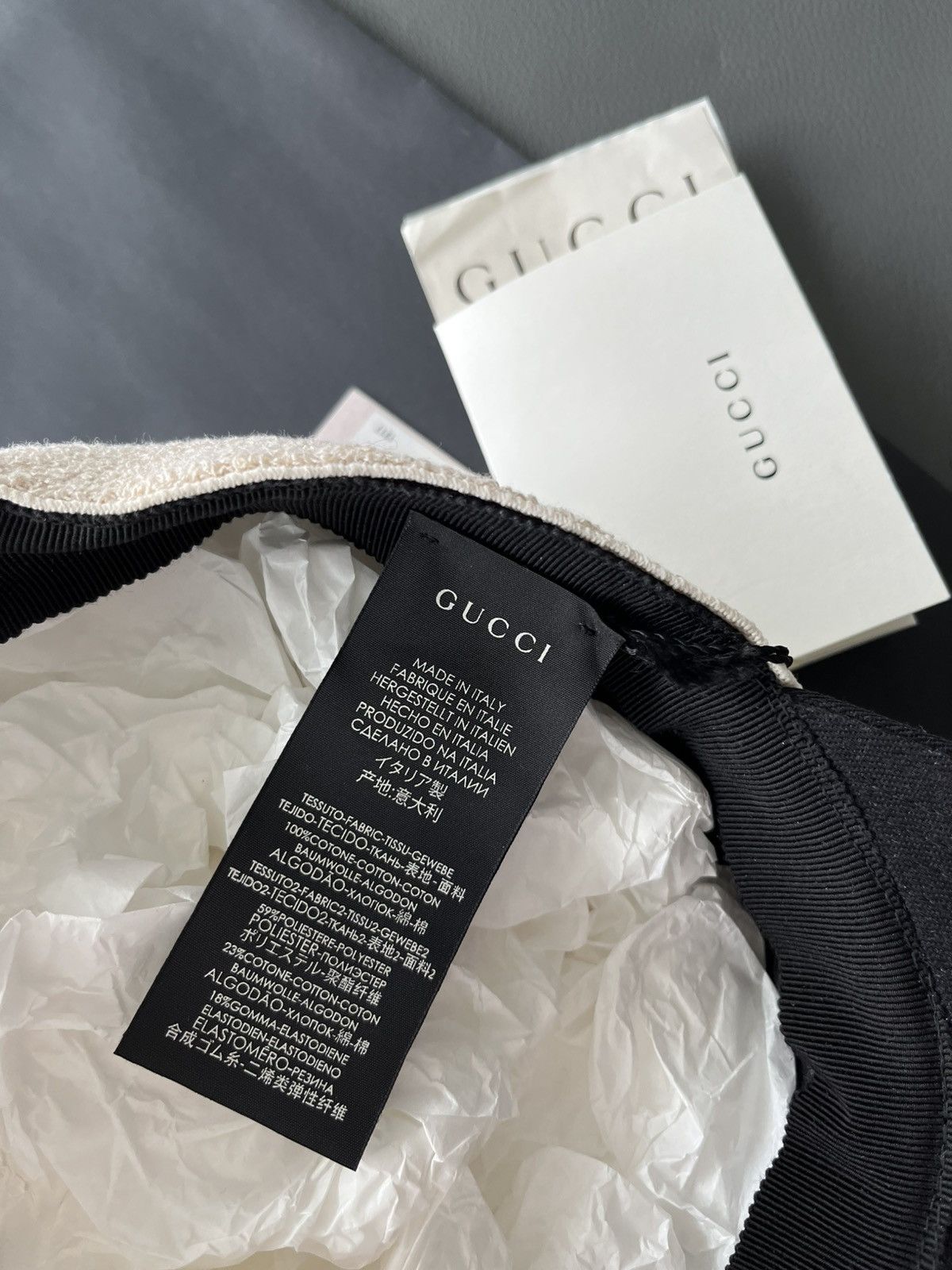 Gucci Gucci Runway Logo Baseball Hat Brand New Limited Edition Size ONE SIZE - 5 Thumbnail