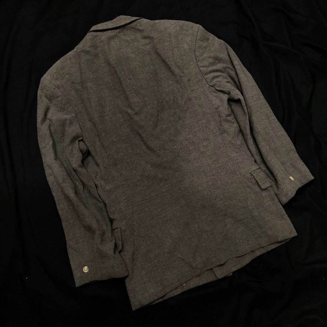 Yohji Yamamoto Yohji Yamamoto 92aw Wenders DB Wool-Cotton Suit Horn Size US XXL / EU 58 / 5 - 5 Thumbnail