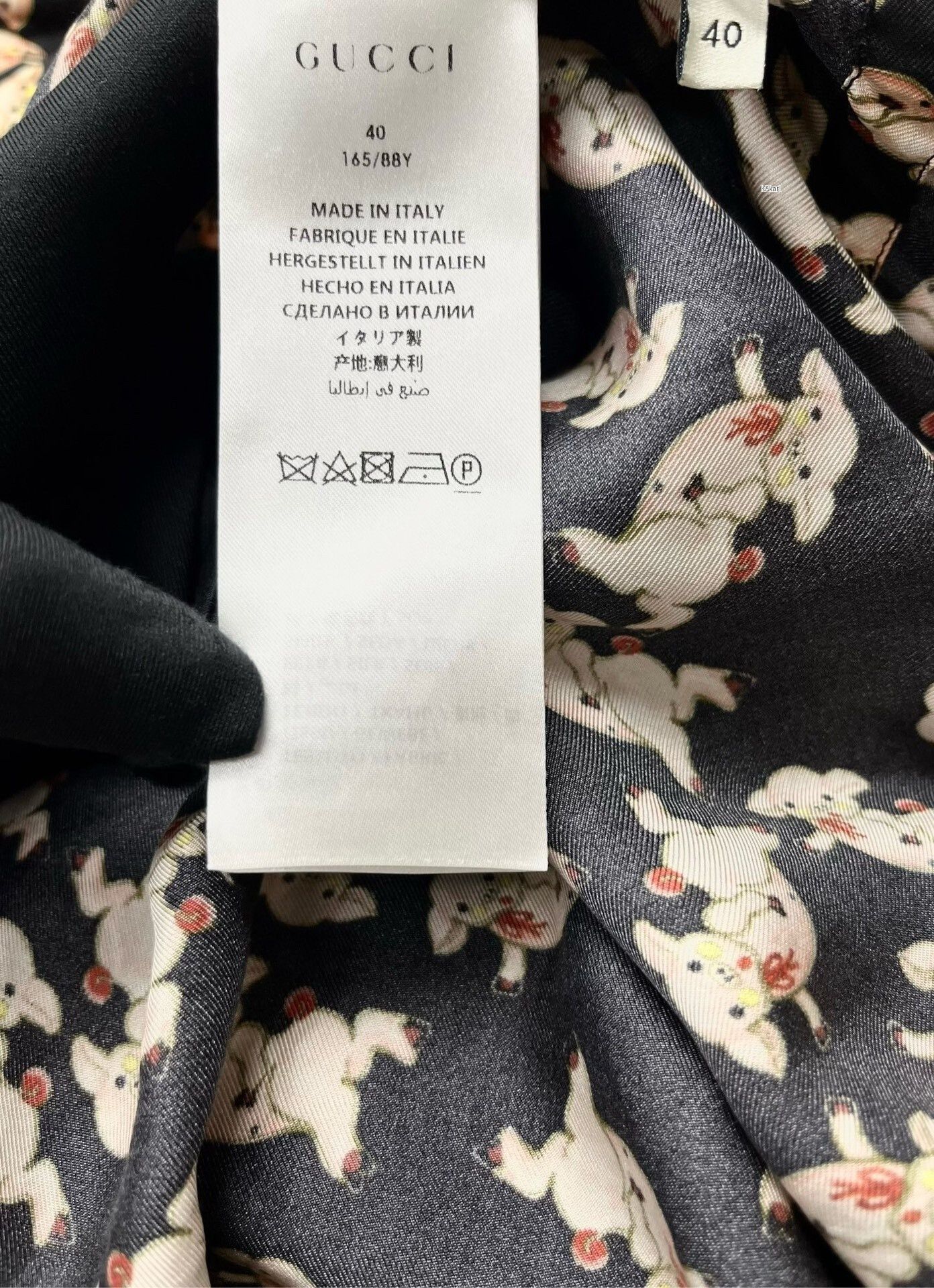Gucci Gucci All-Over Pig Logo Silk Shirt Dress Size US M / EU 48-50 / 2 - 4 Thumbnail