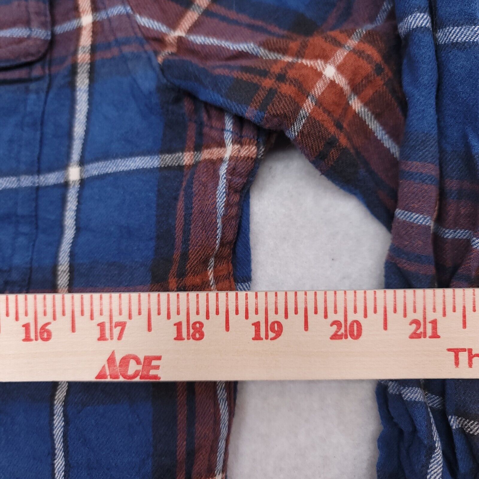 Sonoma Sonoma Tartan Flannel Button Up Shirt Mens Size Small S Blue Size US S / EU 44-46 / 1 - 8 Thumbnail