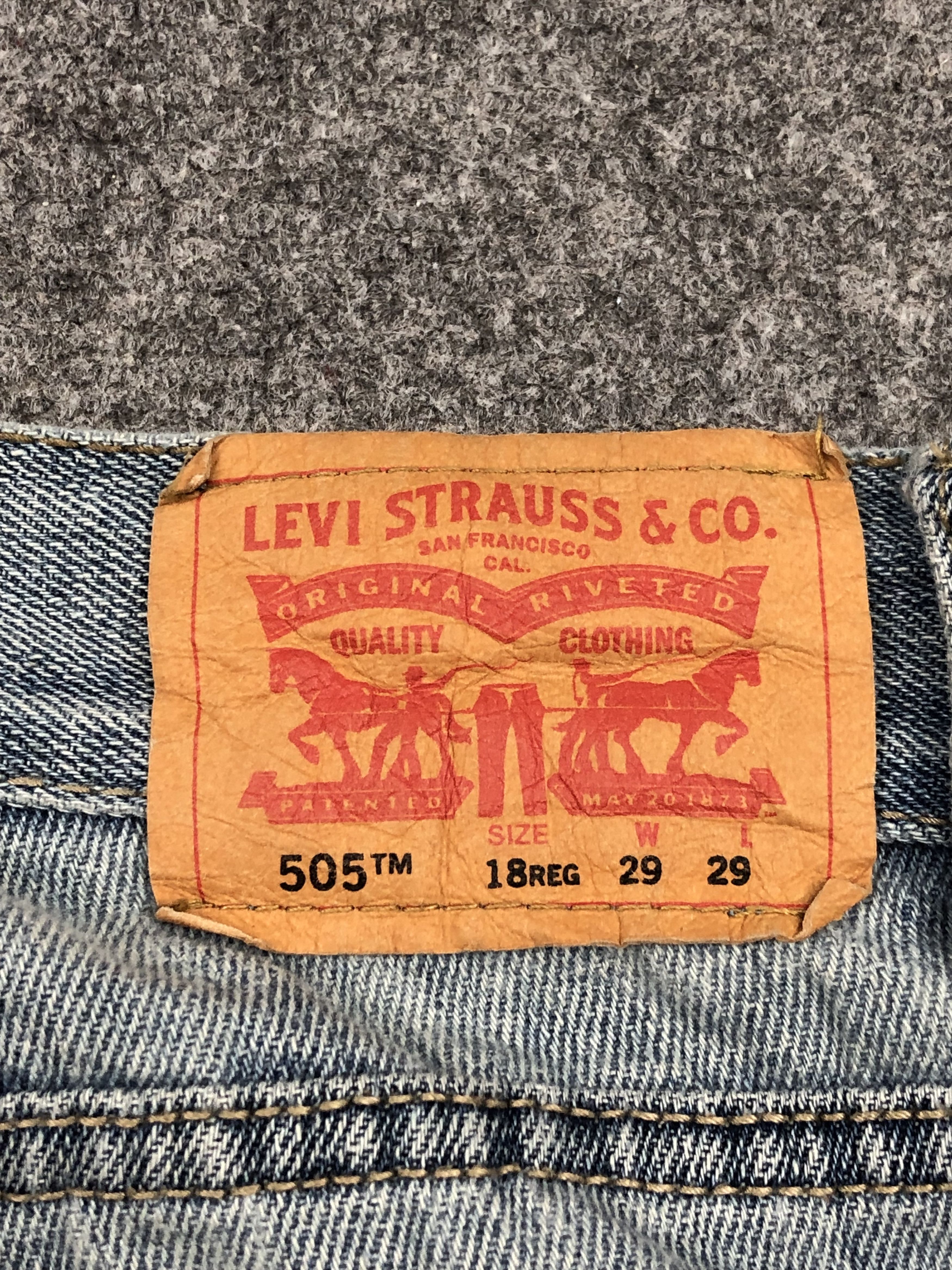 Levi's Vintage Levis 505 Light Wash Jeans DP1643 Size US 31 - 5 Thumbnail