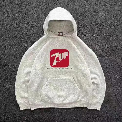 Japanese Brand Hoodie Street trend grey letter print hoodie y2k Size US L / EU 52-54 / 3 - 1 Thumbnail