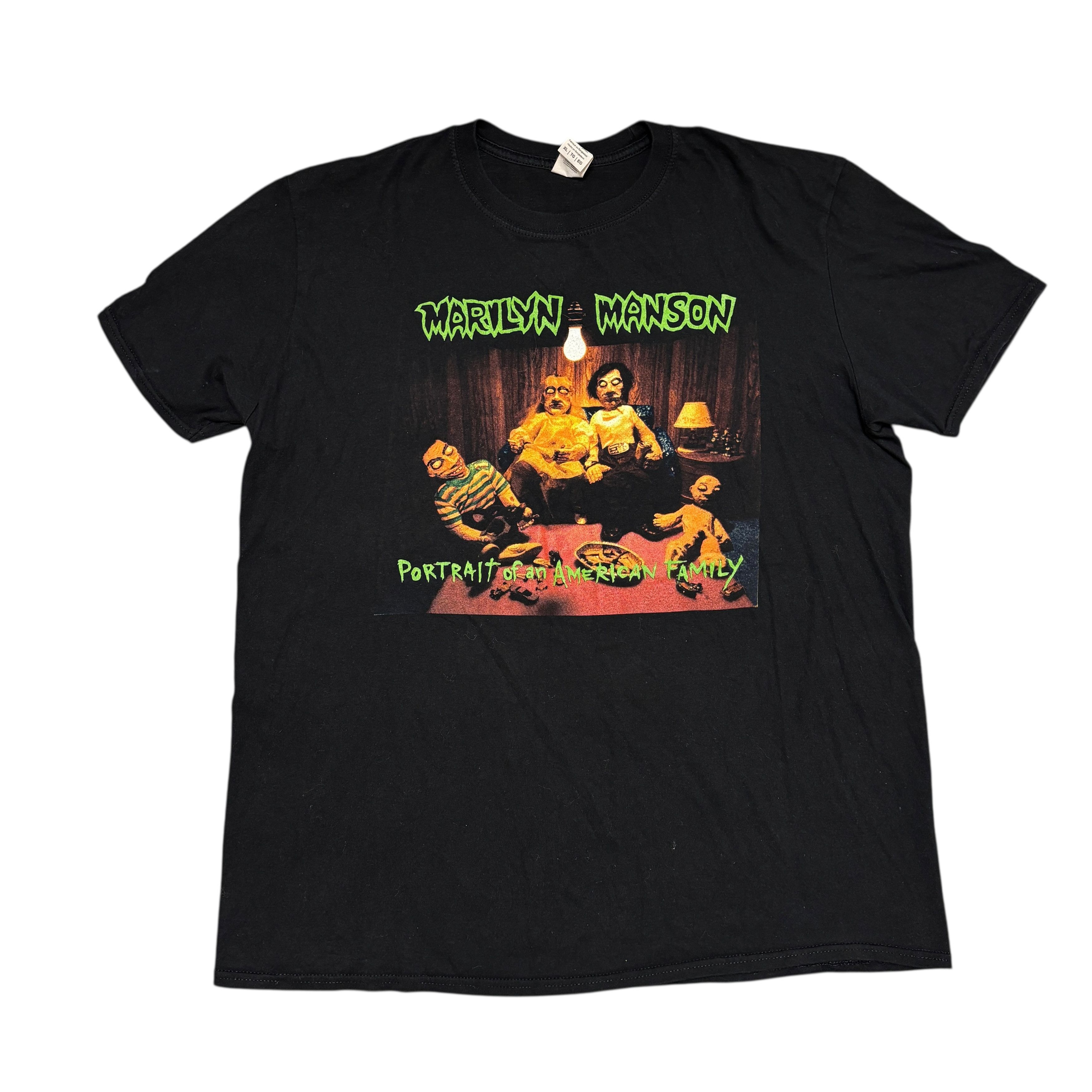 Band Tees Marilyn Manson Shirt Tour Concert Metal Band Tee Gothic Size US XL / EU 56 / 4 - 1 Thumbnail