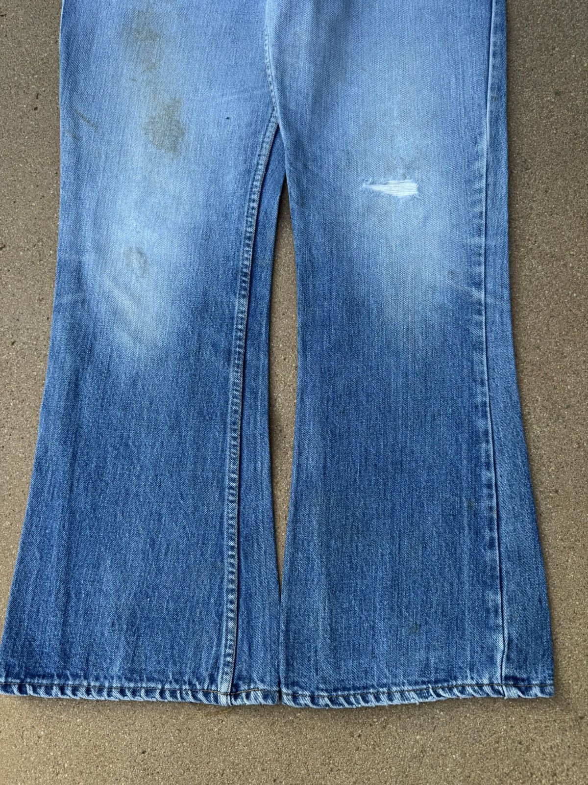 Levi's × Vintage Vtg 70’s Levi’s 646 Orange Tab Bellbottom Flare Jeans 33x30 Size US 33 - 3 Thumbnail