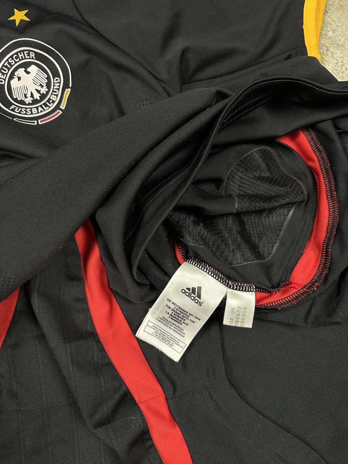 Adidas Vintage 2005 2007 Adidas x Germany Player Issue Training Top Size US M / EU 48-50 / 2 - 8 Thumbnail