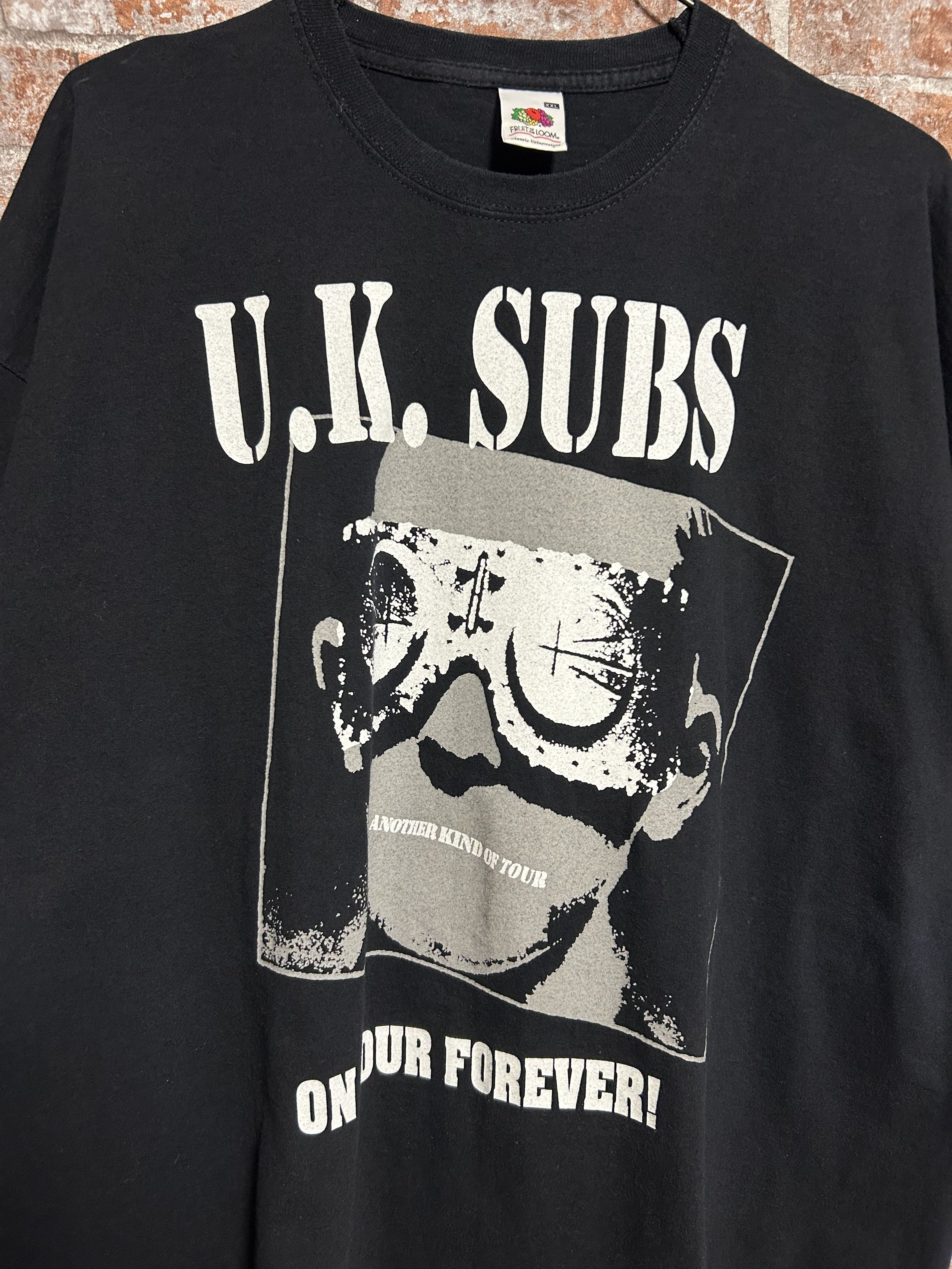 Band Tees Vintage 2011 U.K. Subs Tour Punk Rock Black T-shirt Size US XXL / EU 58 / 5 - 3 Thumbnail