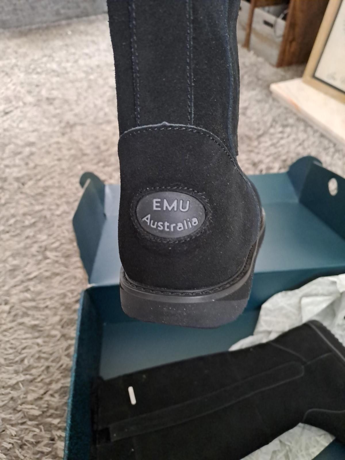Other EMU Australia Moonta Black Suede Fur and Sheepskin UK size 4 Size US 6 / IT 36 - 5 Thumbnail