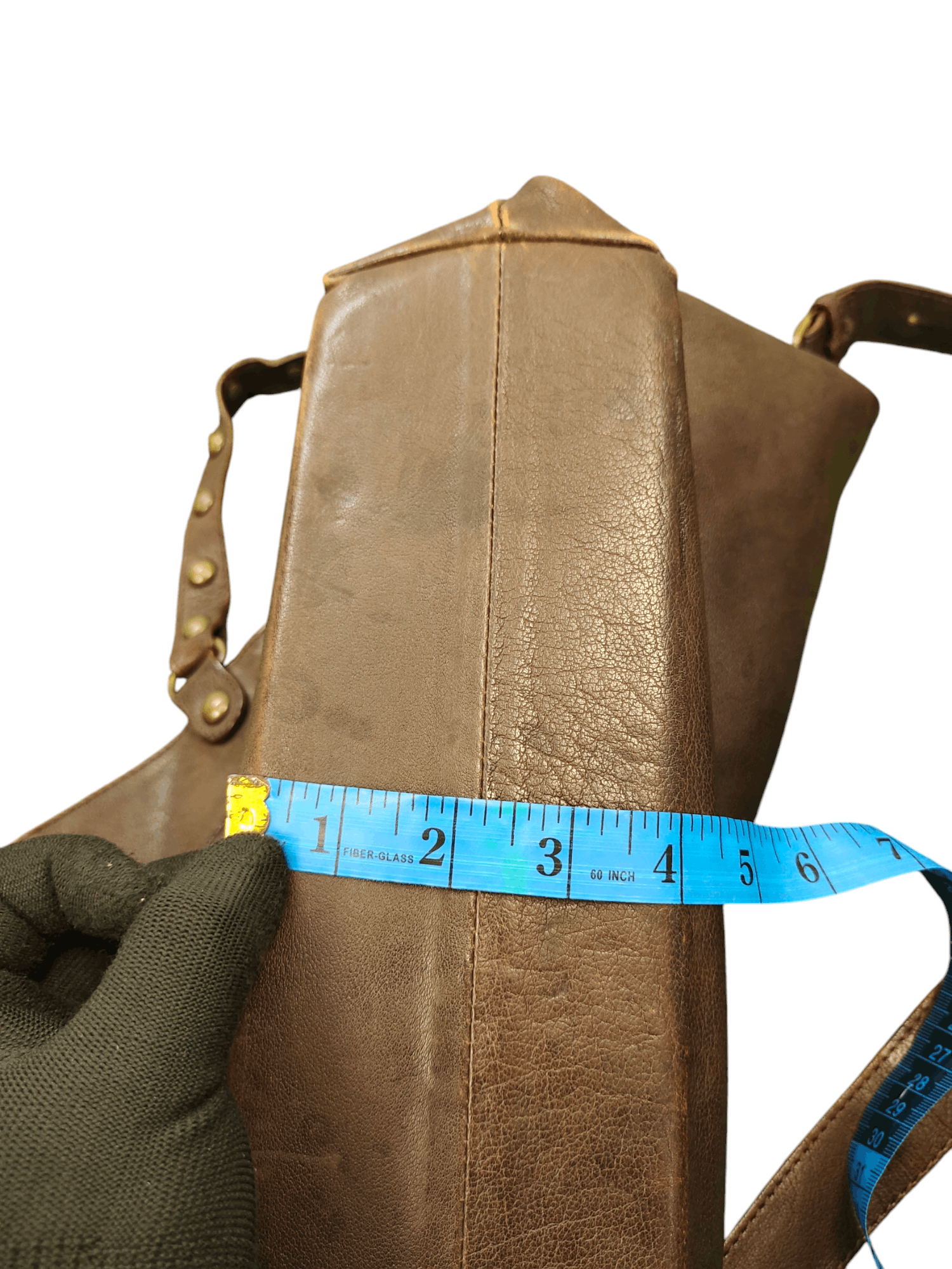 Leather Vintage Via Repubblica Italy Patina Full Leather 2 Way Bag Size ONE SIZE - 18 Thumbnail