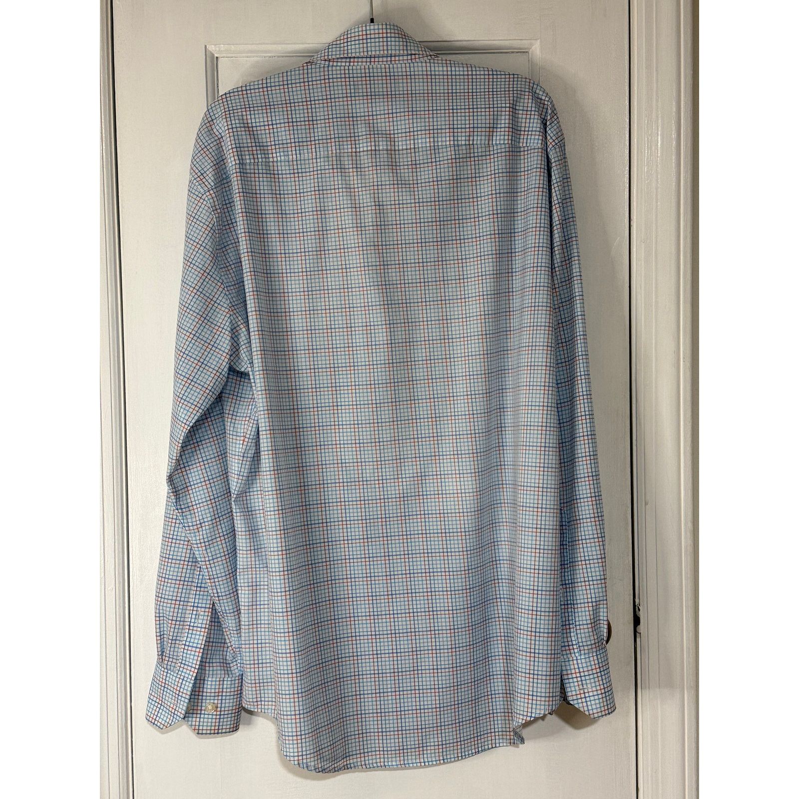 Peter Millar Peter Millar Men's Performance Poplin Sport Shirt - Large Size US L / EU 52-54 / 3 - 3 Thumbnail