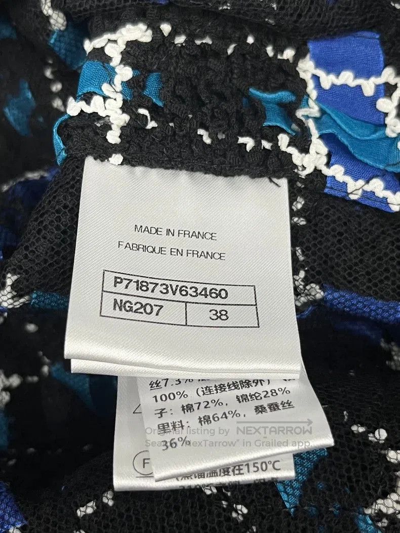 Chanel Chanel Black Blue Plaid Tweed Vest. Size US M / EU 48-50 / 2 - 5 Thumbnail