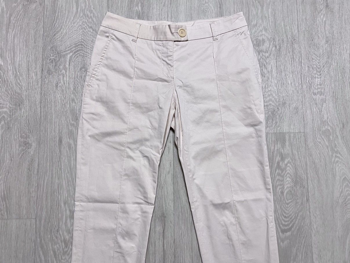 Moschino Women’s Moschino Cheap and Chic Beige Cotton Trousers Pants Size 28" / US 6 / IT 42 - 4 Thumbnail
